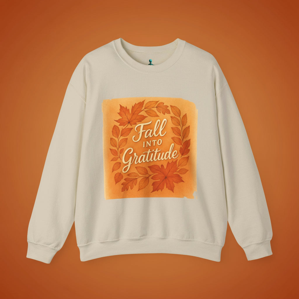 Fall into Gratitude Unisex Heavy Blend™ Crewneck Sweatshirt