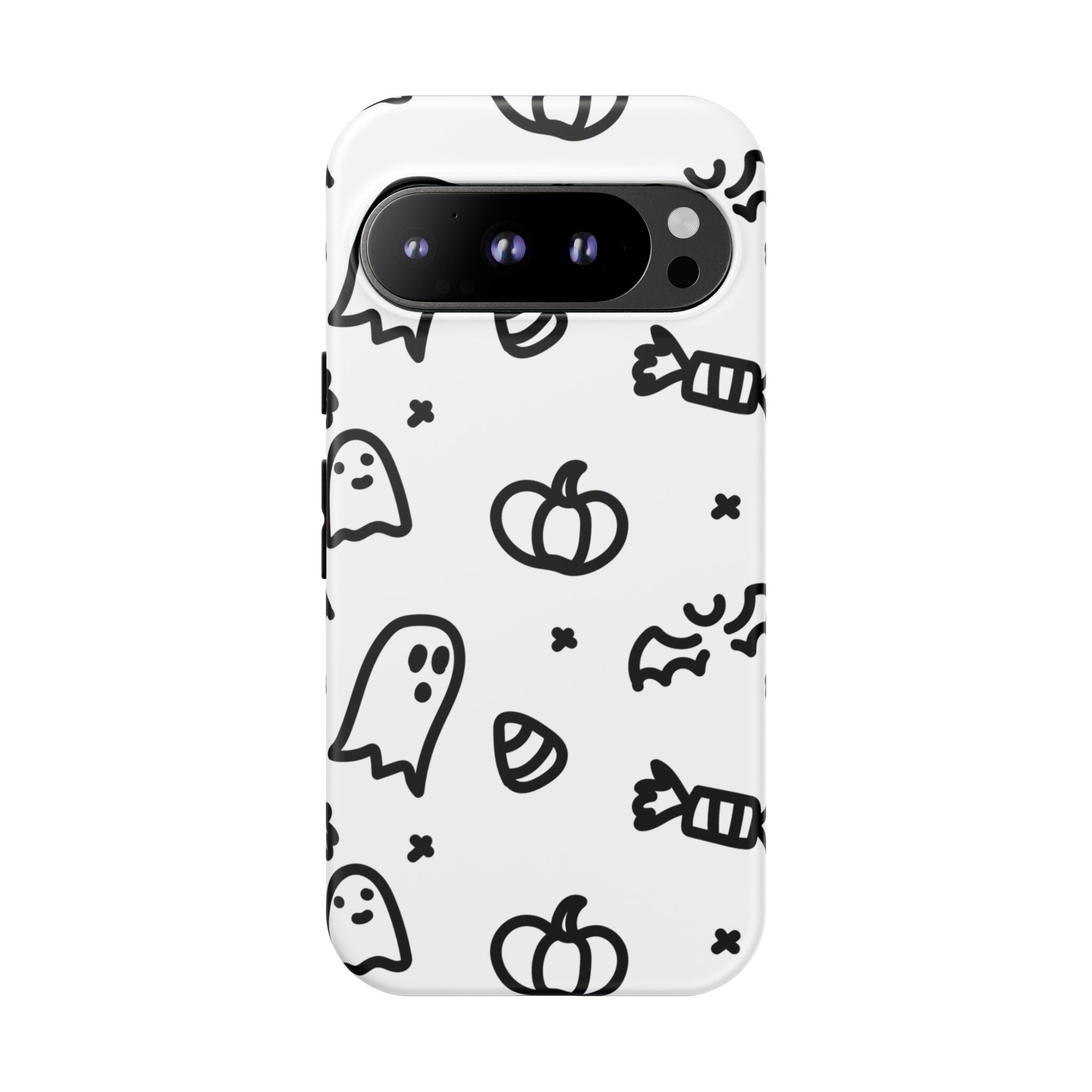 Halloween Themed Phone Case, Spooky Ghosts and Pumpkins, Fall Decor, Costume Party, Trick or Treat