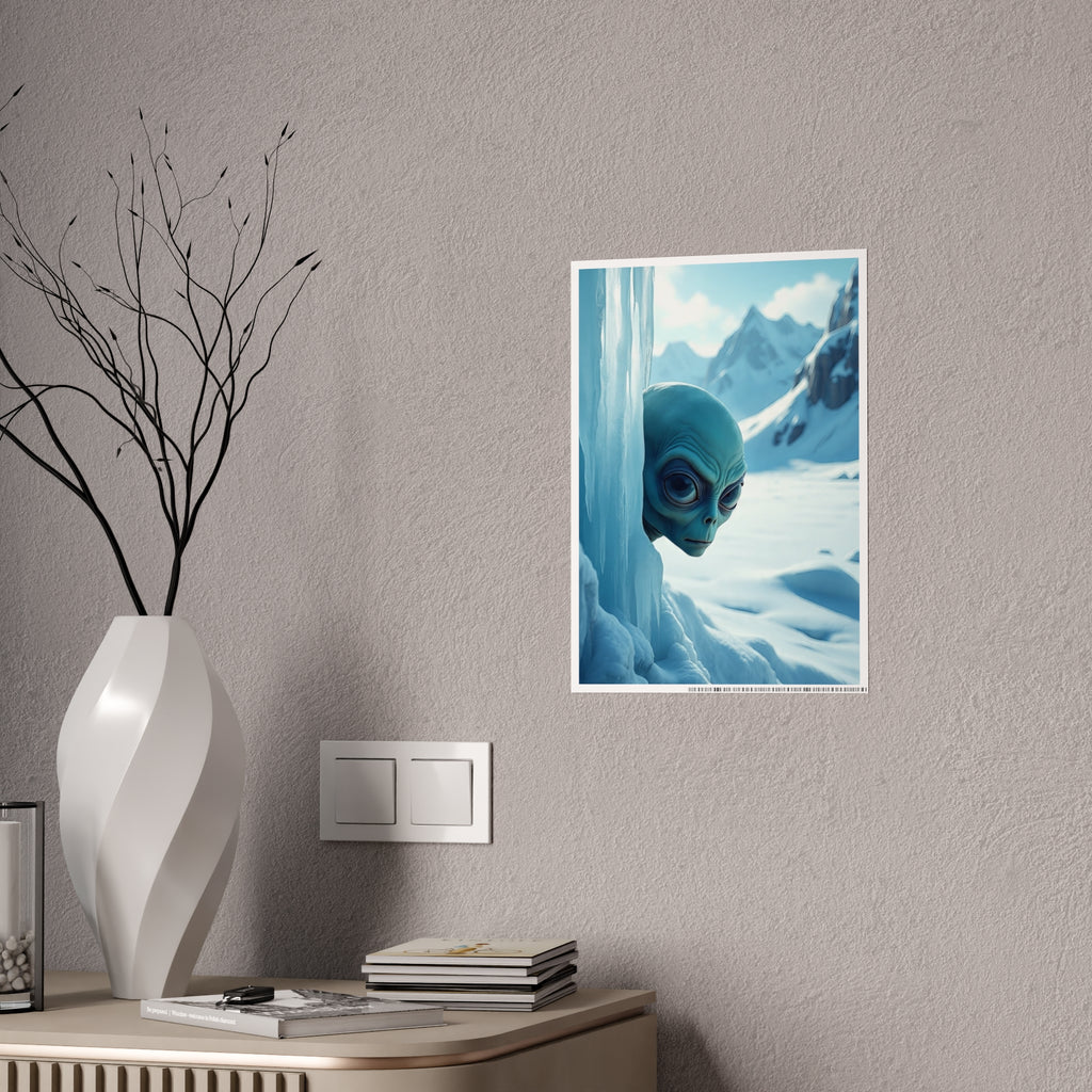 Glossy Alien Poster