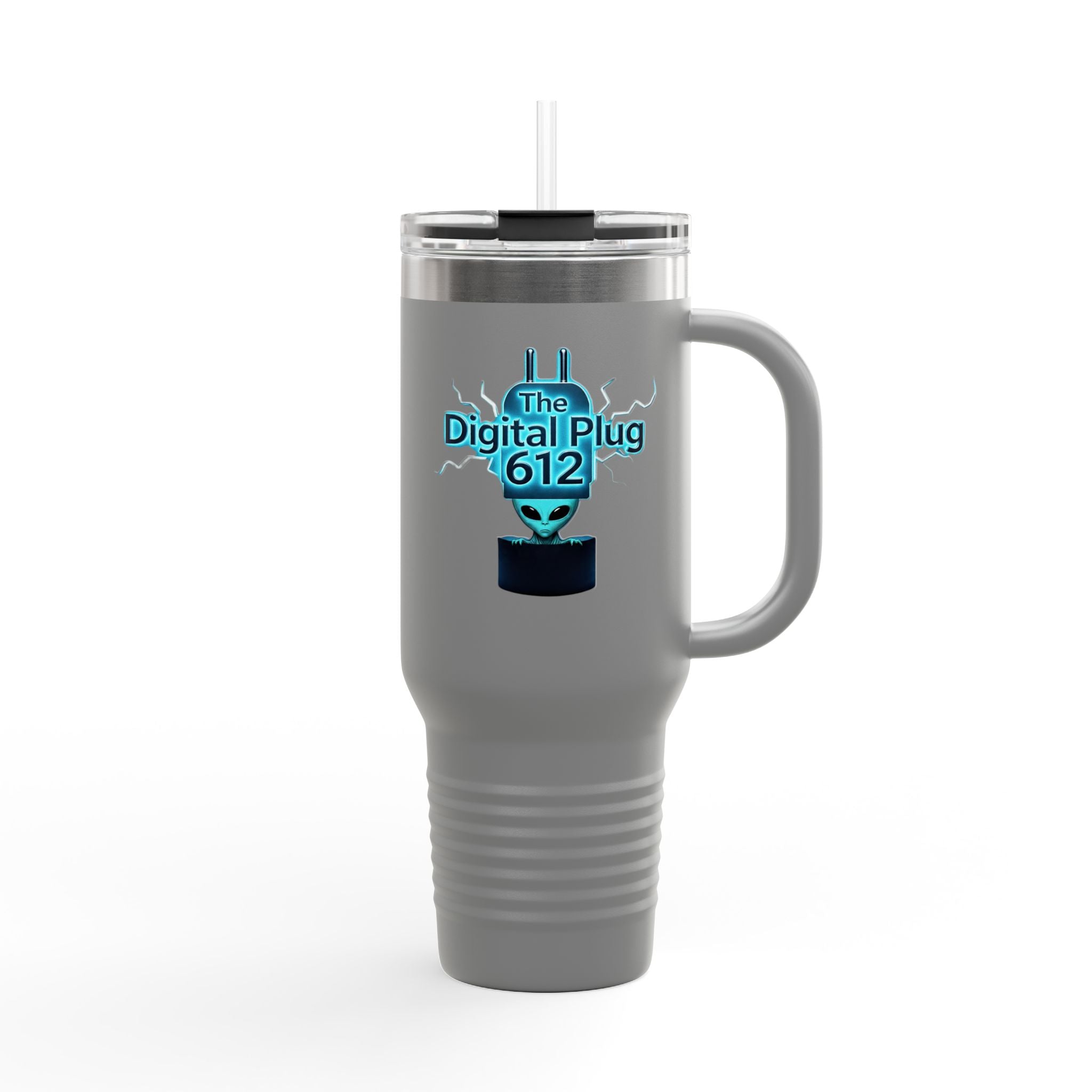 Digital Plug 612  40oz Travel Mug