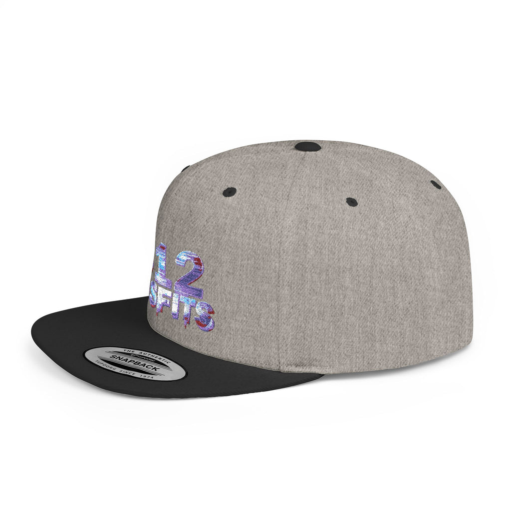 612 Misfits Flat Bill Snapback Hat – Retro Graphic Streetwear Cap