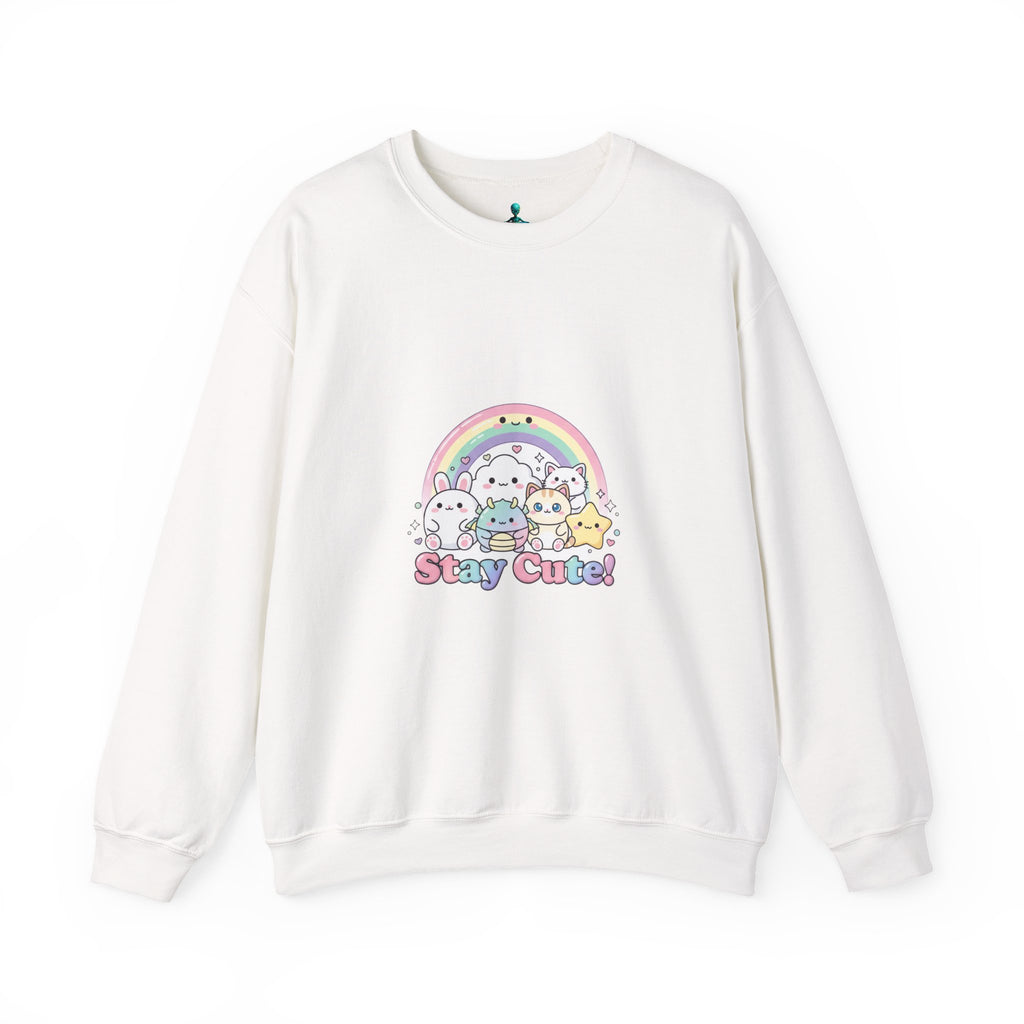 Candy Kawaii Rainbow Crewneck Sweatshirt | pastel kawaii aesthetic