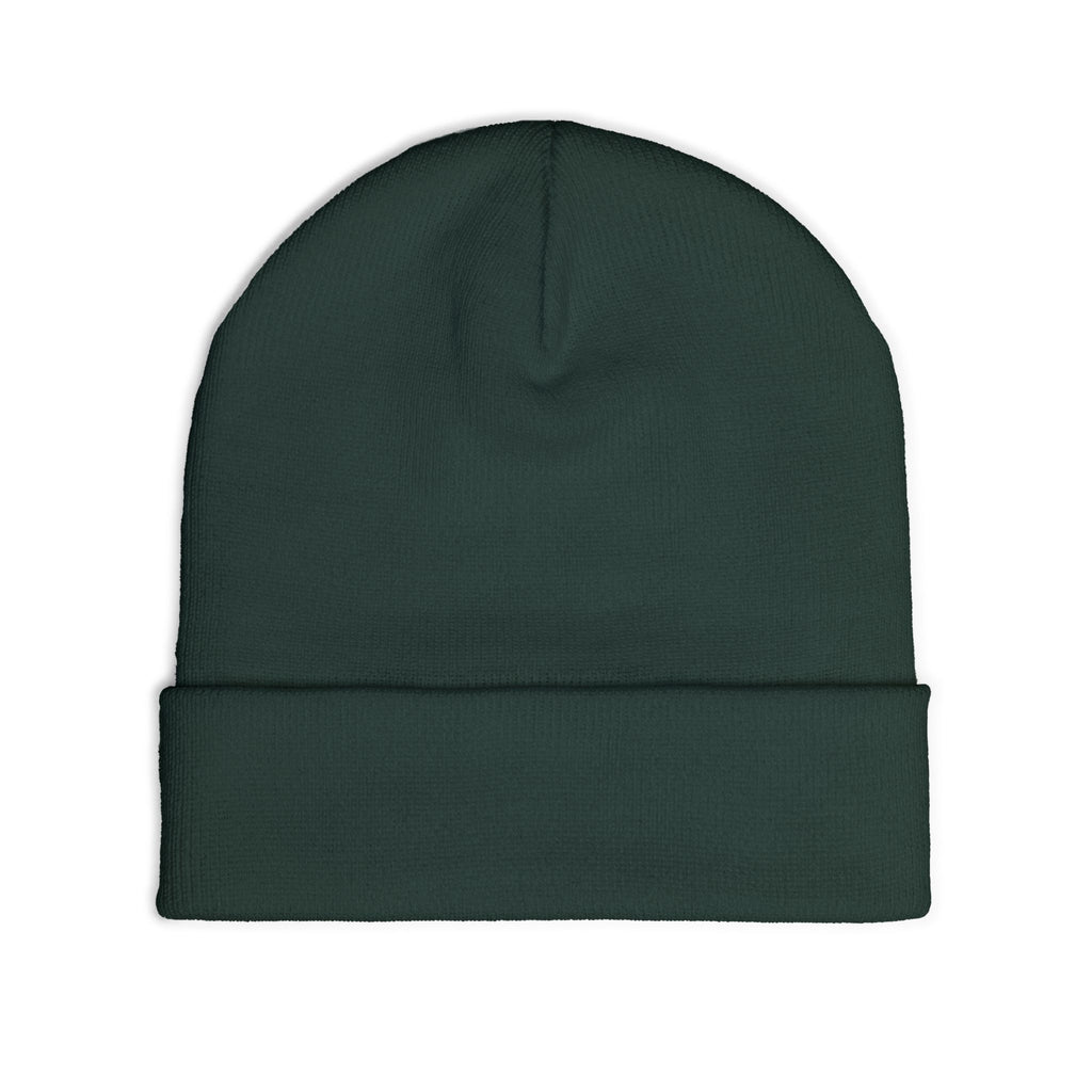 Alien Ice Knit Beanie, Embroidered Winter Hat