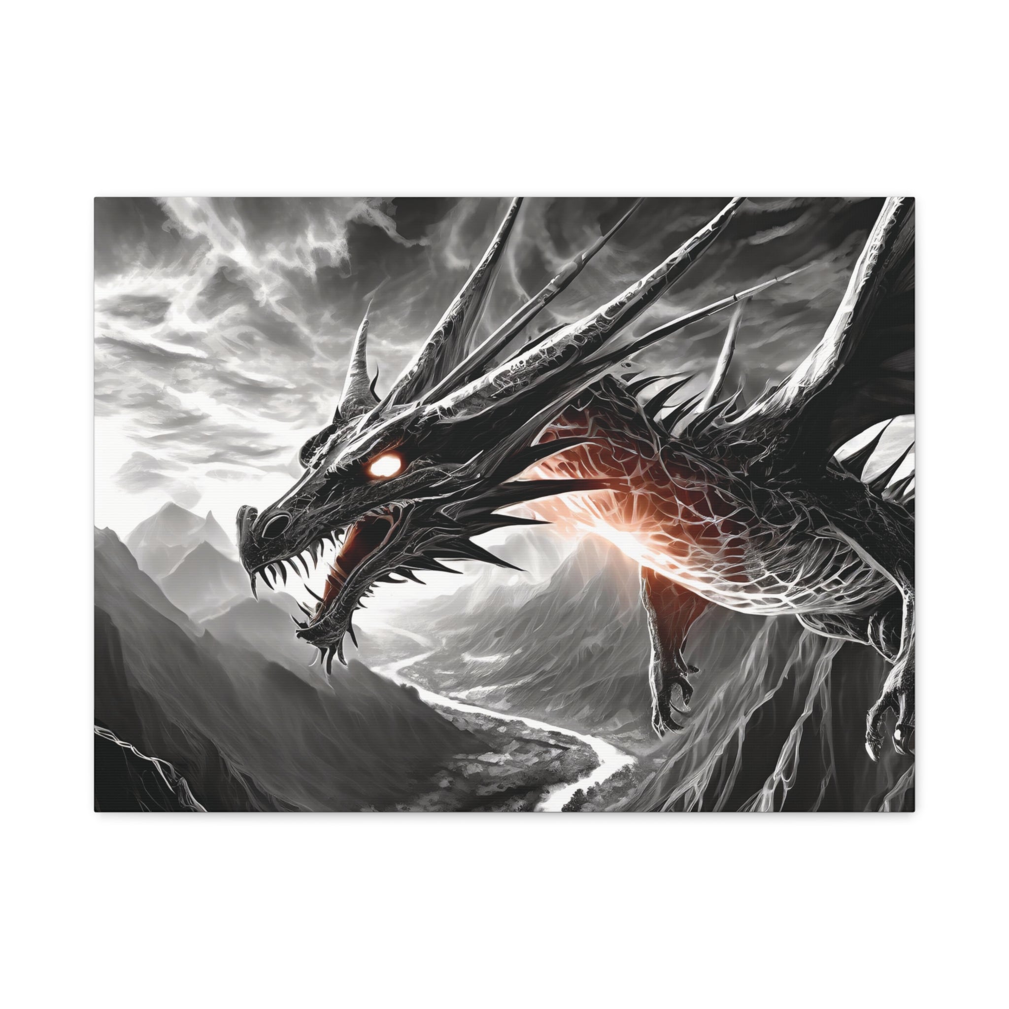 Dragon Art Canvas Print