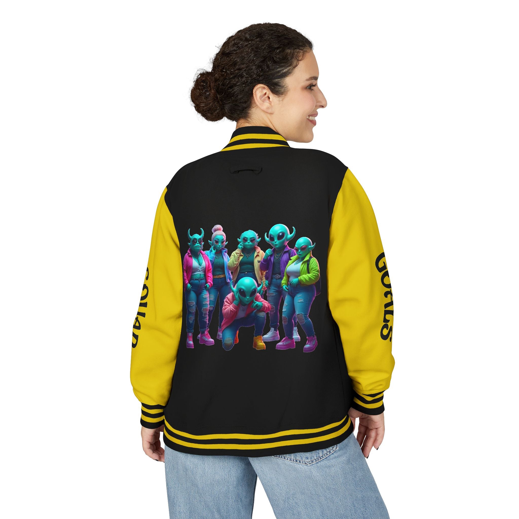 VYBZ "Locked In Goals" Heavyweight Letterman Jacket