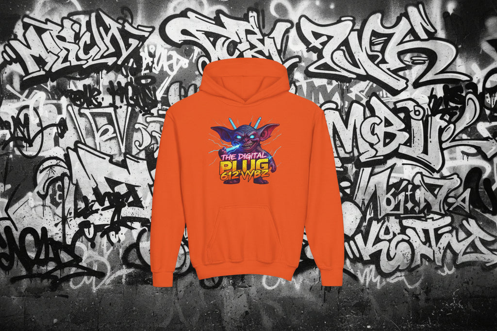 612 Misfits "Plugz" Character Youth Hoodie — Graphic Sweatshirt