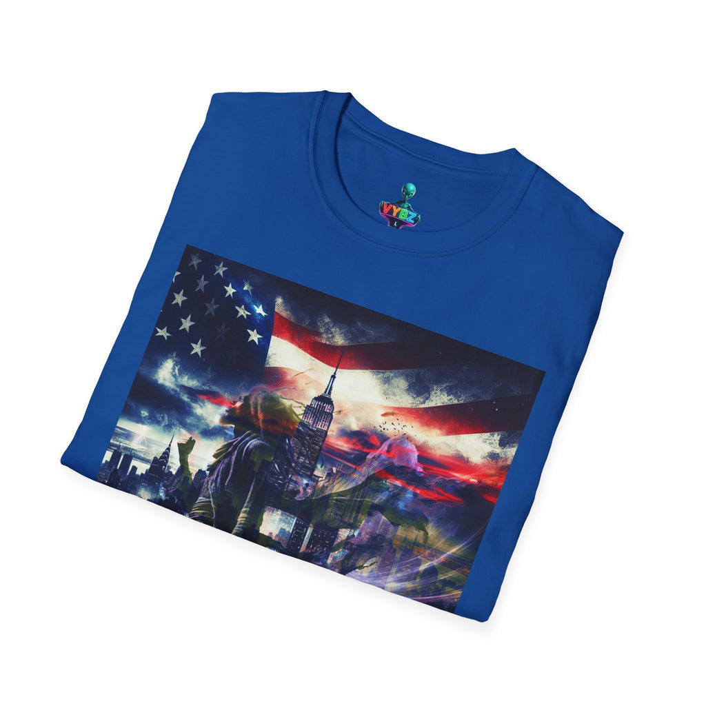 VYBZ Freedom-Themed Graphic Tee