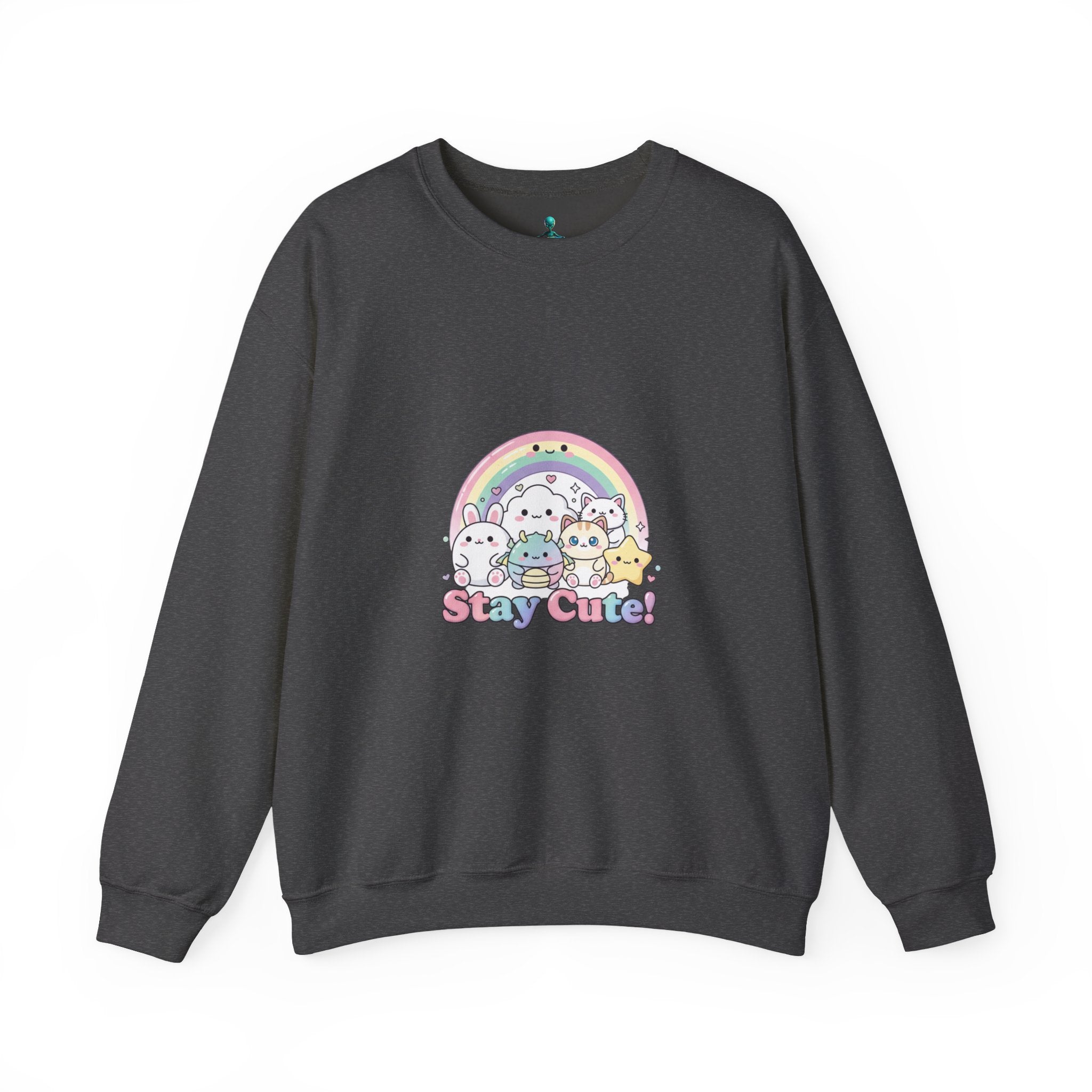 Candy Kawaii Rainbow Crewneck Sweatshirt | pastel kawaii aesthetic