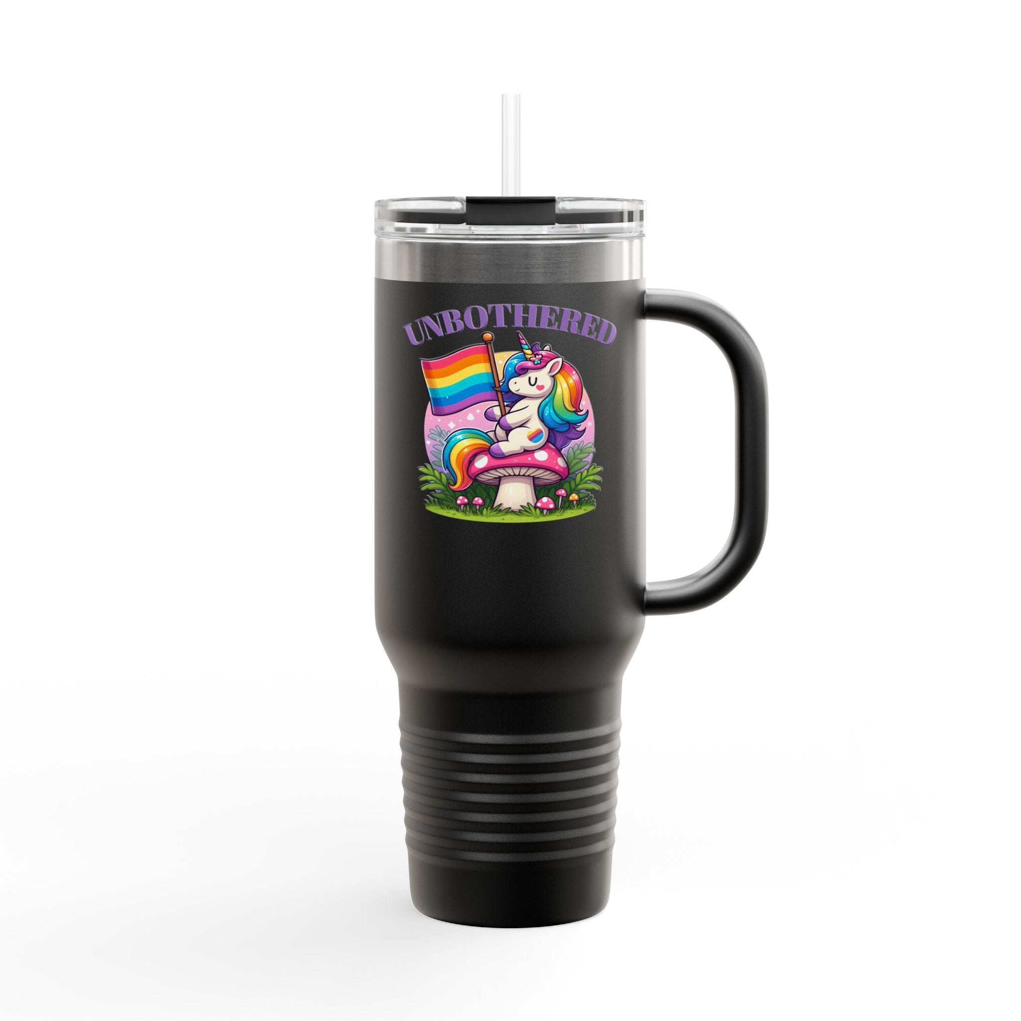 Rainbow Unicorn Insulated 40oz Travel Mug