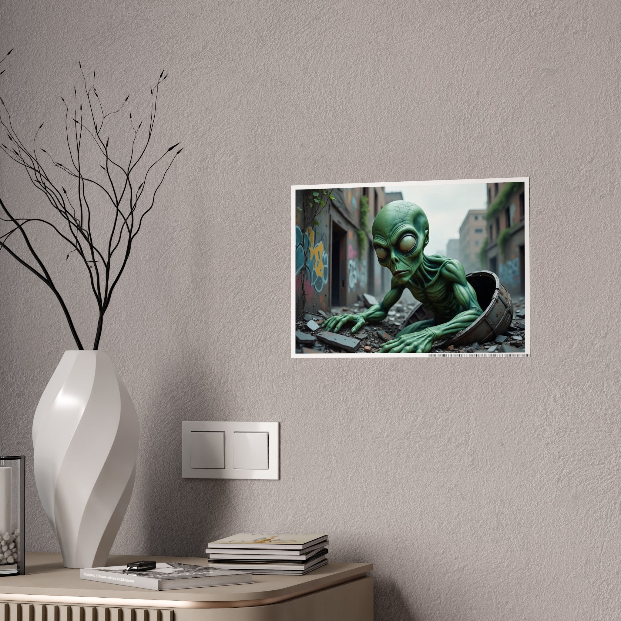 Alien Glossy Poster
