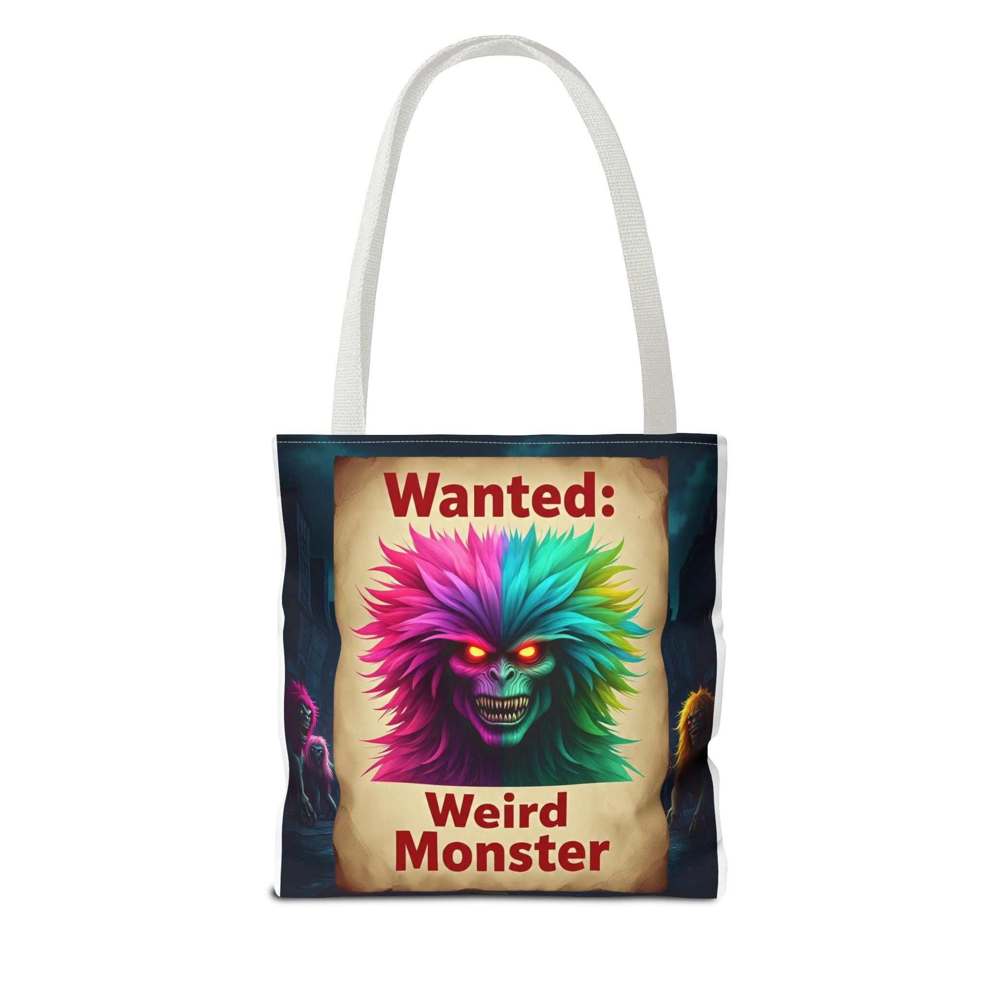 VYBZ Wanted Monster Print Tote Bag