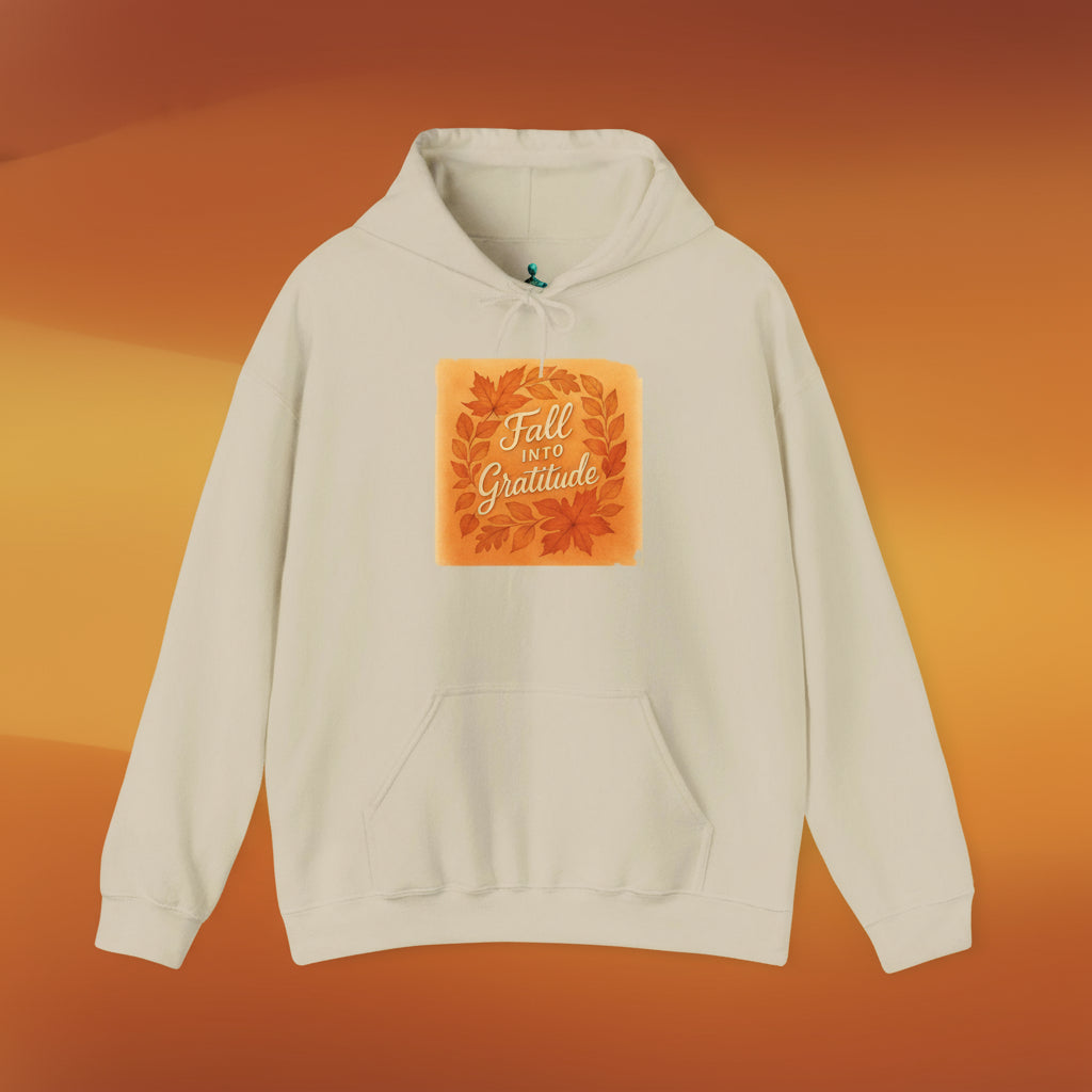 Fall into Gratitude Unisex Heavy Blend™ Hooded Sweatshirt