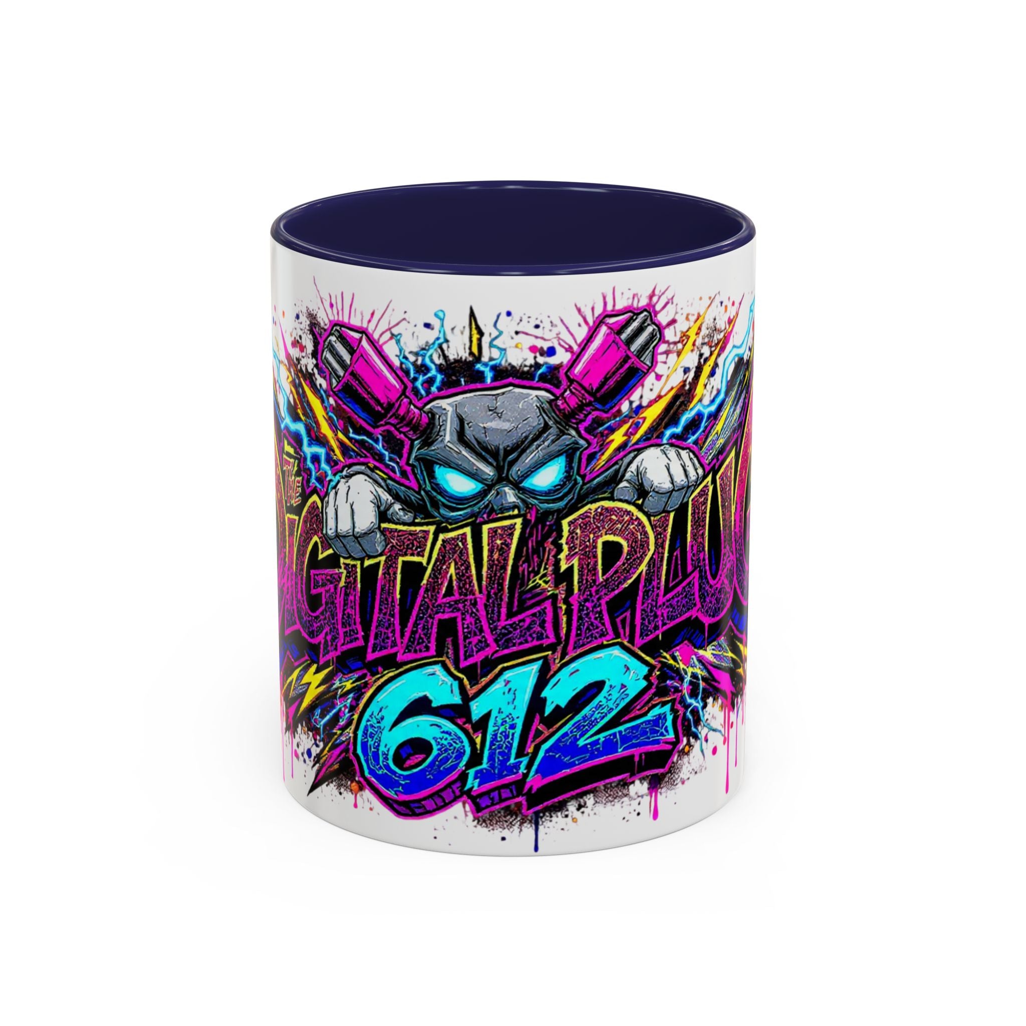 Accent Coffee Mug — The Digital Plug 612 Graphic (11/15oz)