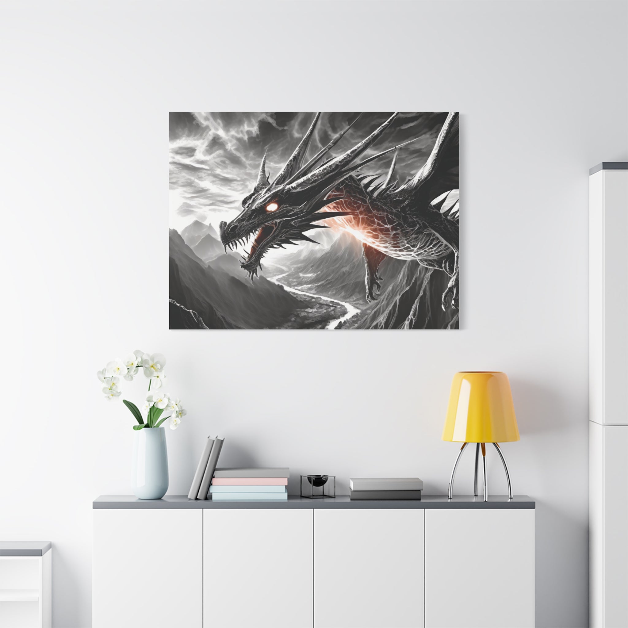 Dragon Art Canvas Print