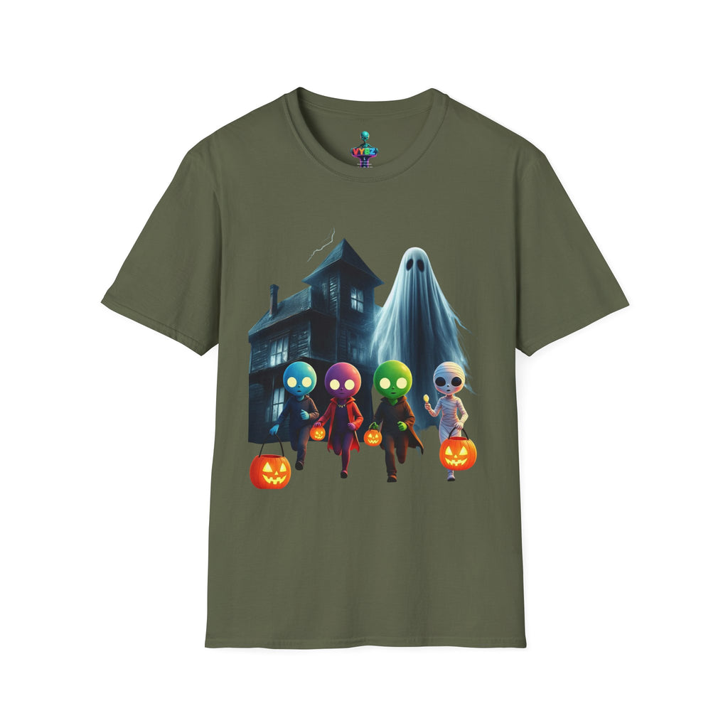 VYBZ "Aliens & Ghost" Halloween Graphic Tee