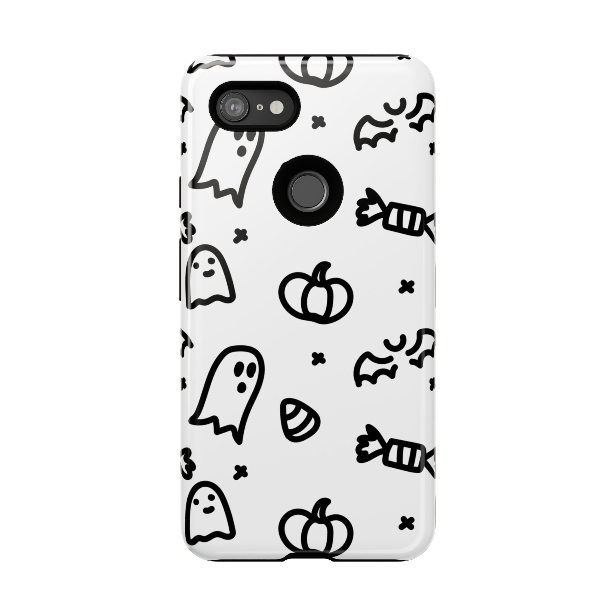 Halloween Themed Phone Case, Spooky Ghosts and Pumpkins, Fall Decor, Costume Party, Trick or Treat