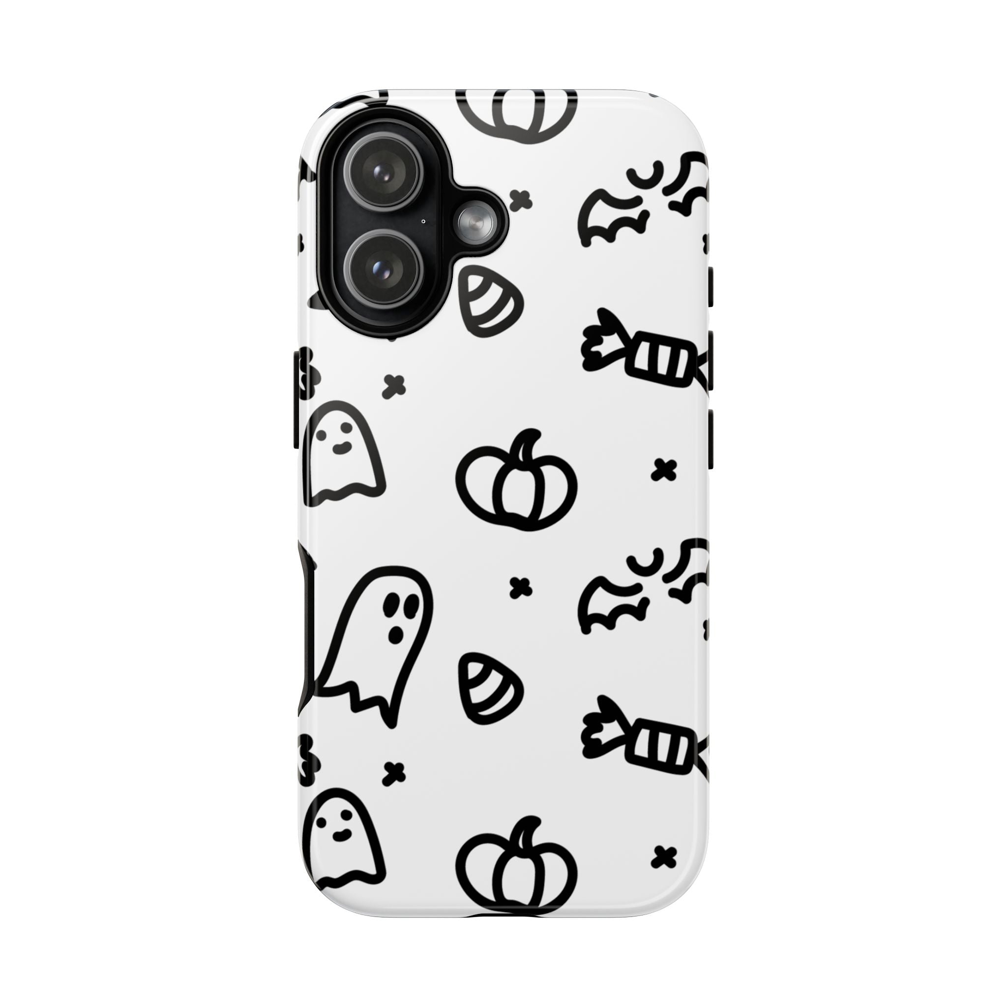 Halloween Themed Phone Case, Spooky Ghosts and Pumpkins, Fall Decor, Costume Party, Trick or Treat