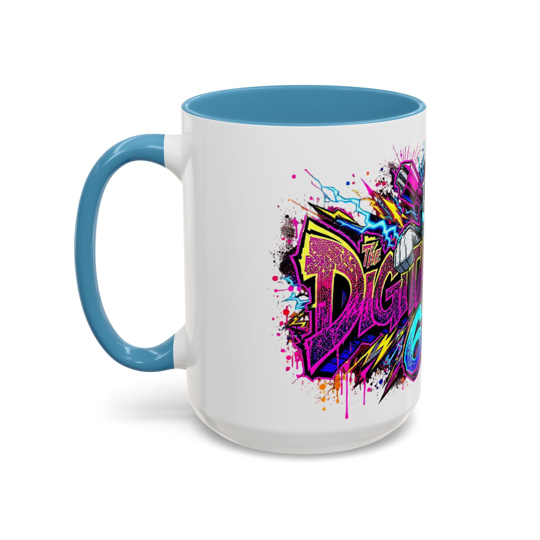 Accent Coffee Mug — The Digital Plug 612 Graphic (11/15oz)