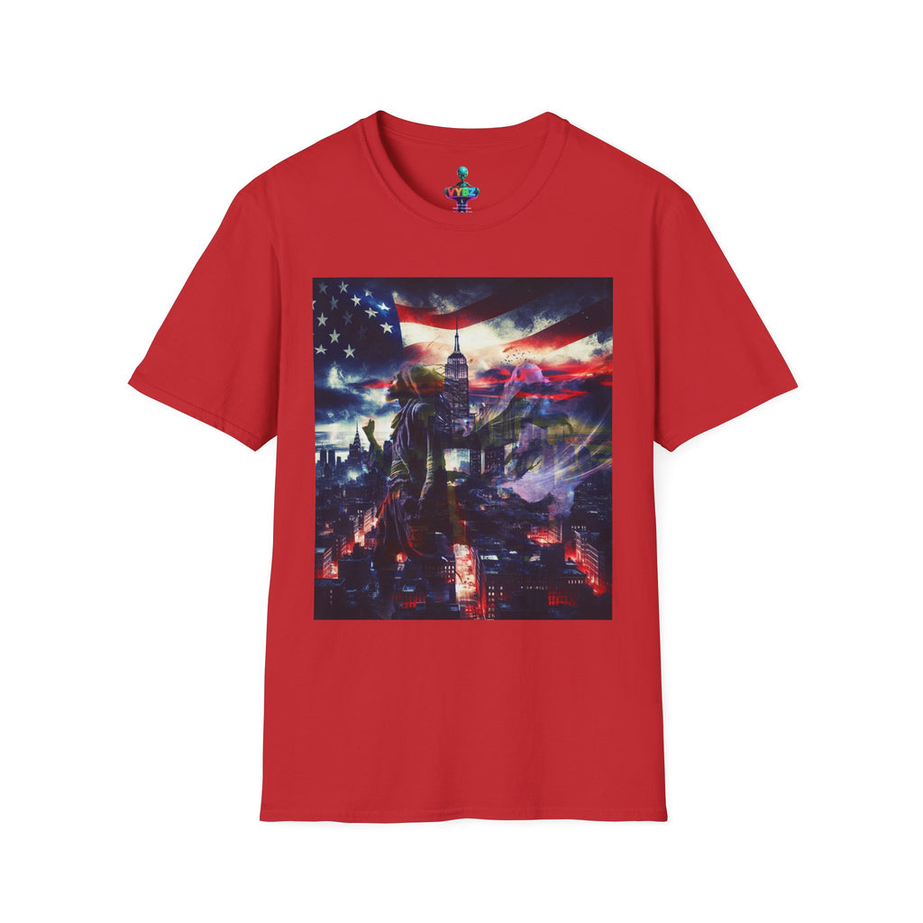 VYBZ Freedom-Themed Graphic Tee