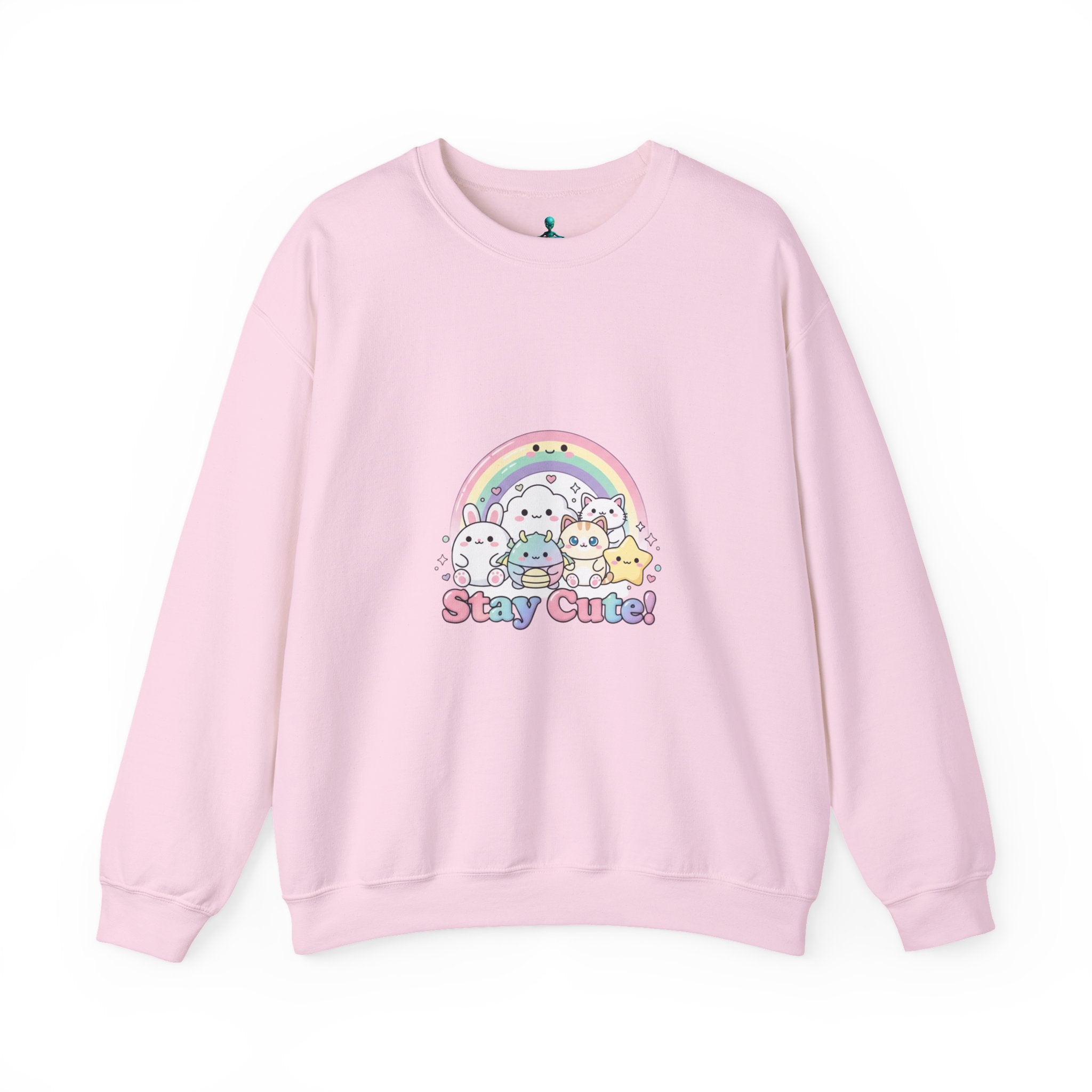 Candy Kawaii Rainbow Crewneck Sweatshirt | pastel kawaii aesthetic
