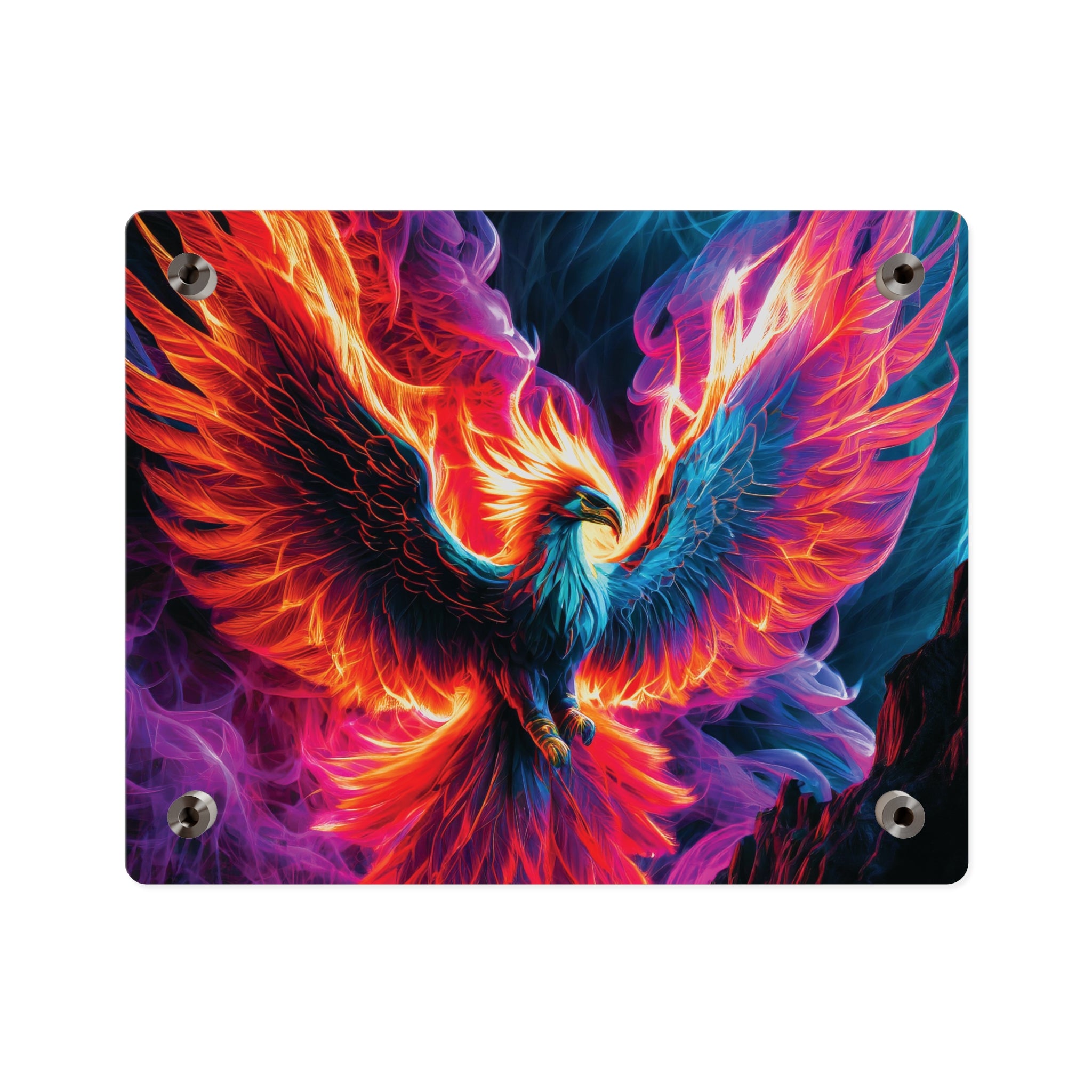 Vibrant Phoenix Acrylic Wall Art