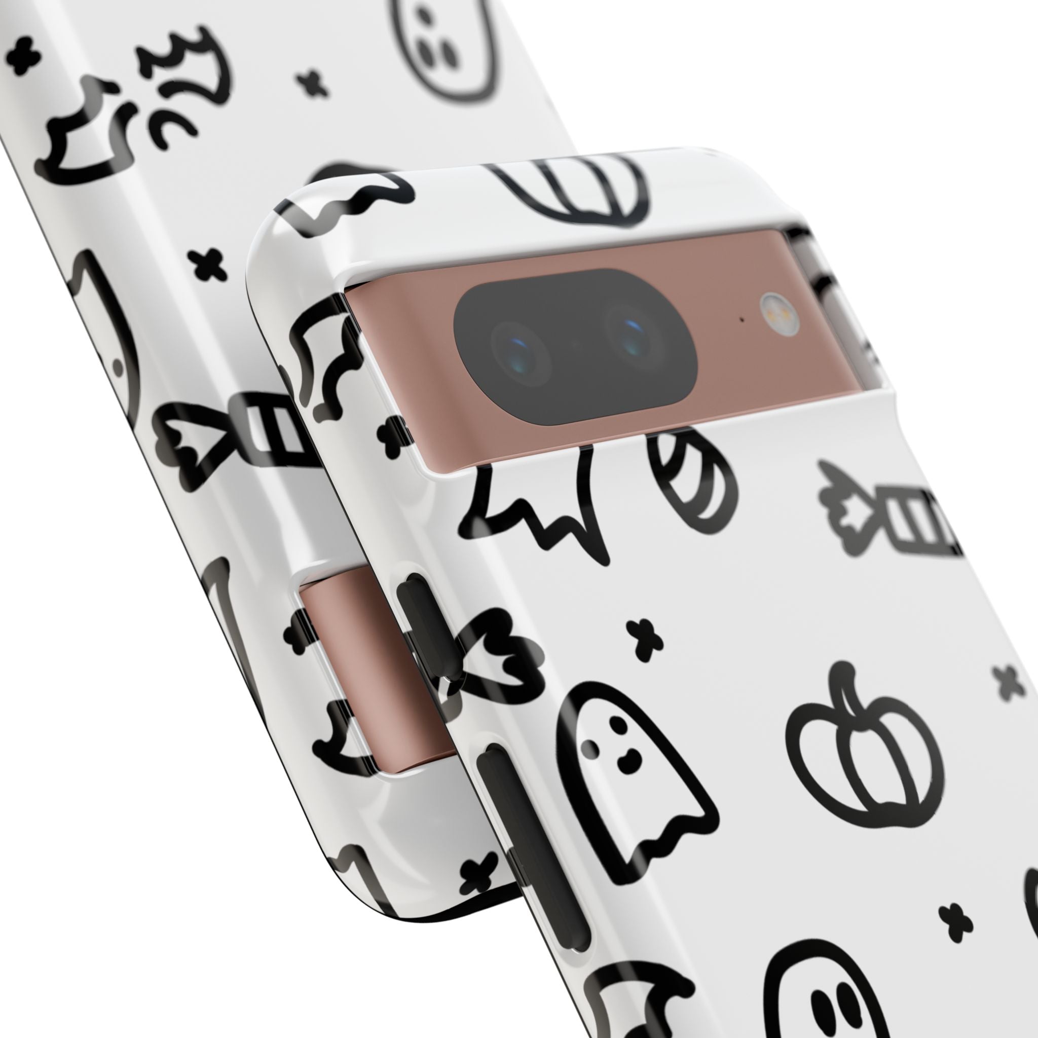 Halloween Themed Phone Case, Spooky Ghosts and Pumpkins, Fall Decor, Costume Party, Trick or Treat
