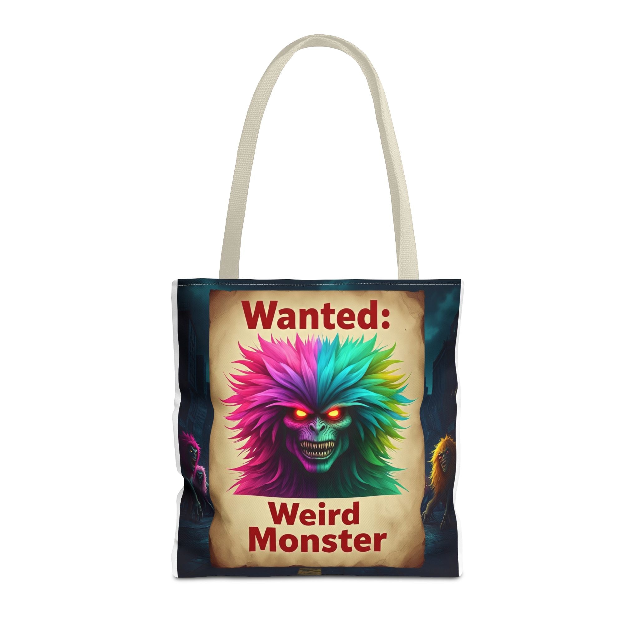 VYBZ Wanted Monster Print Tote Bag