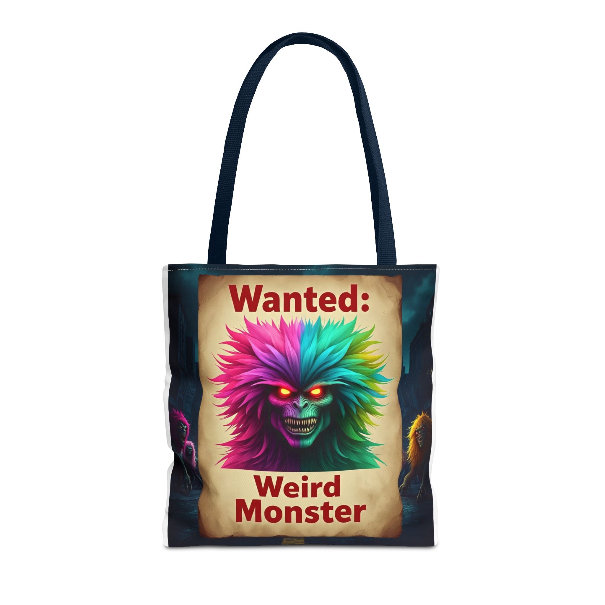 VYBZ Wanted Monster Print Tote Bag