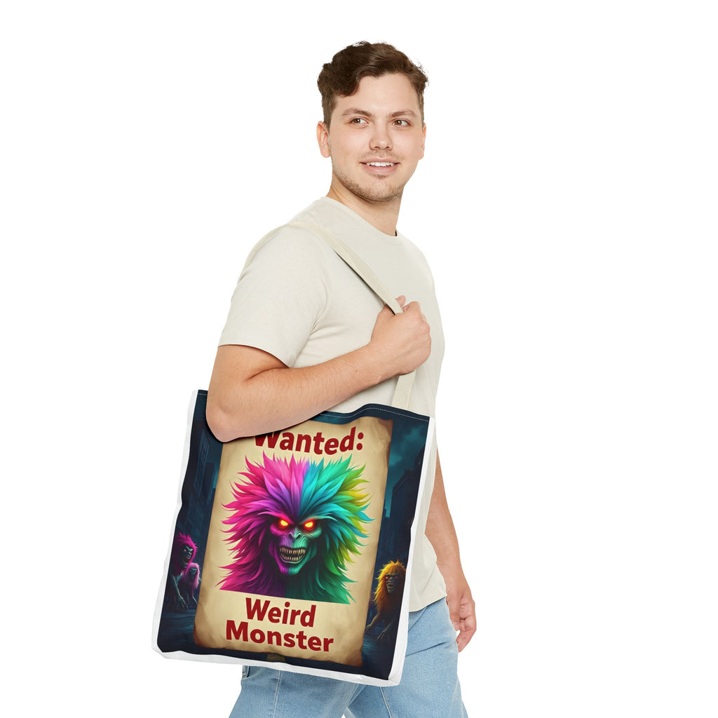 VYBZ Wanted Monster Print Tote Bag
