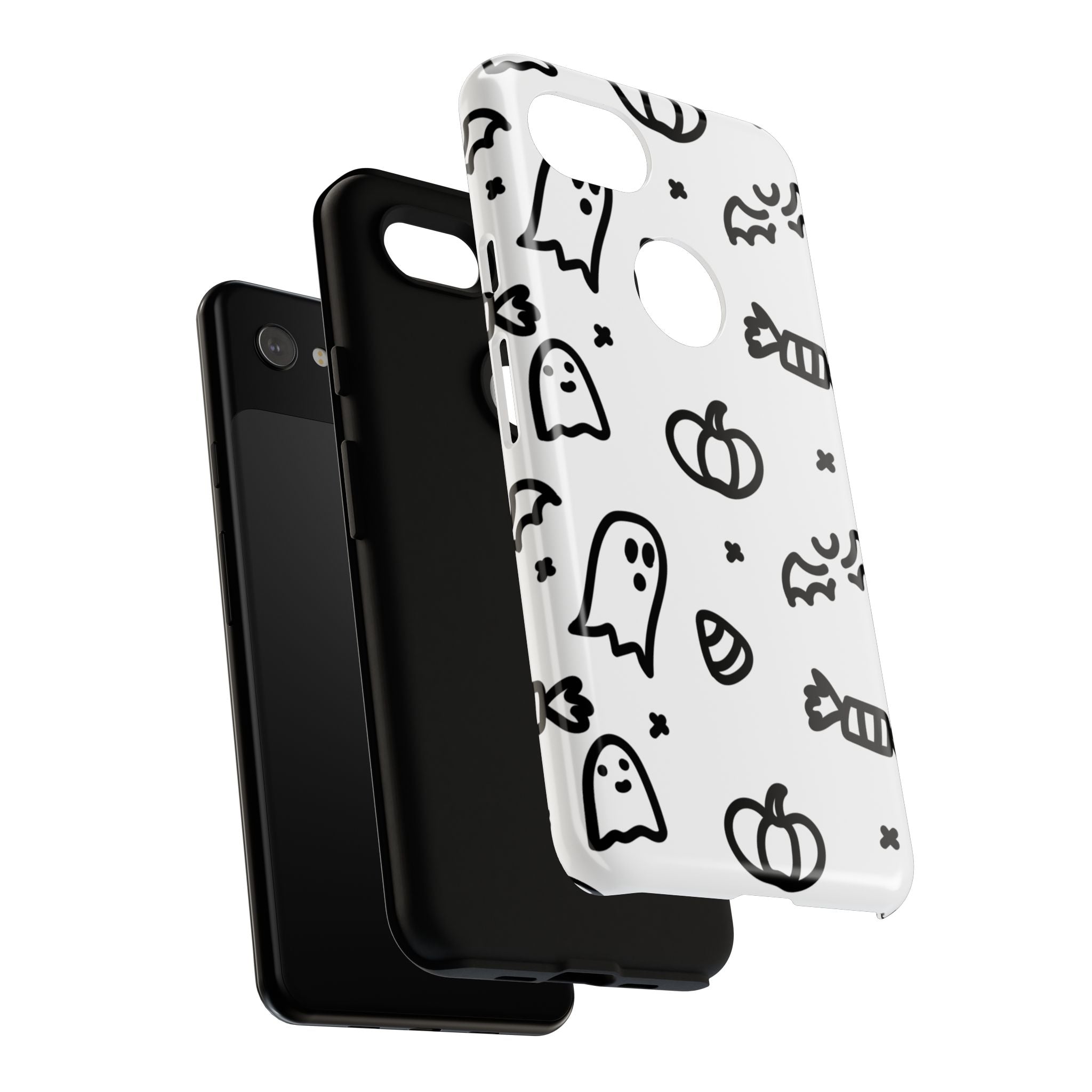 Halloween Themed Phone Case, Spooky Ghosts and Pumpkins, Fall Decor, Costume Party, Trick or Treat