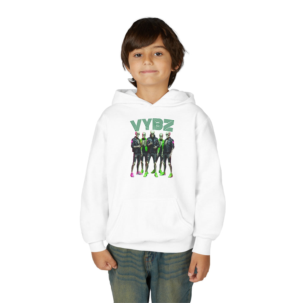 VYBZ Youth Hoodie - Stylish Heavy Blend Sweatshirt for Teens, Graphic Hooded Sweatshirt, Casual Streetwear, Birthday Gift