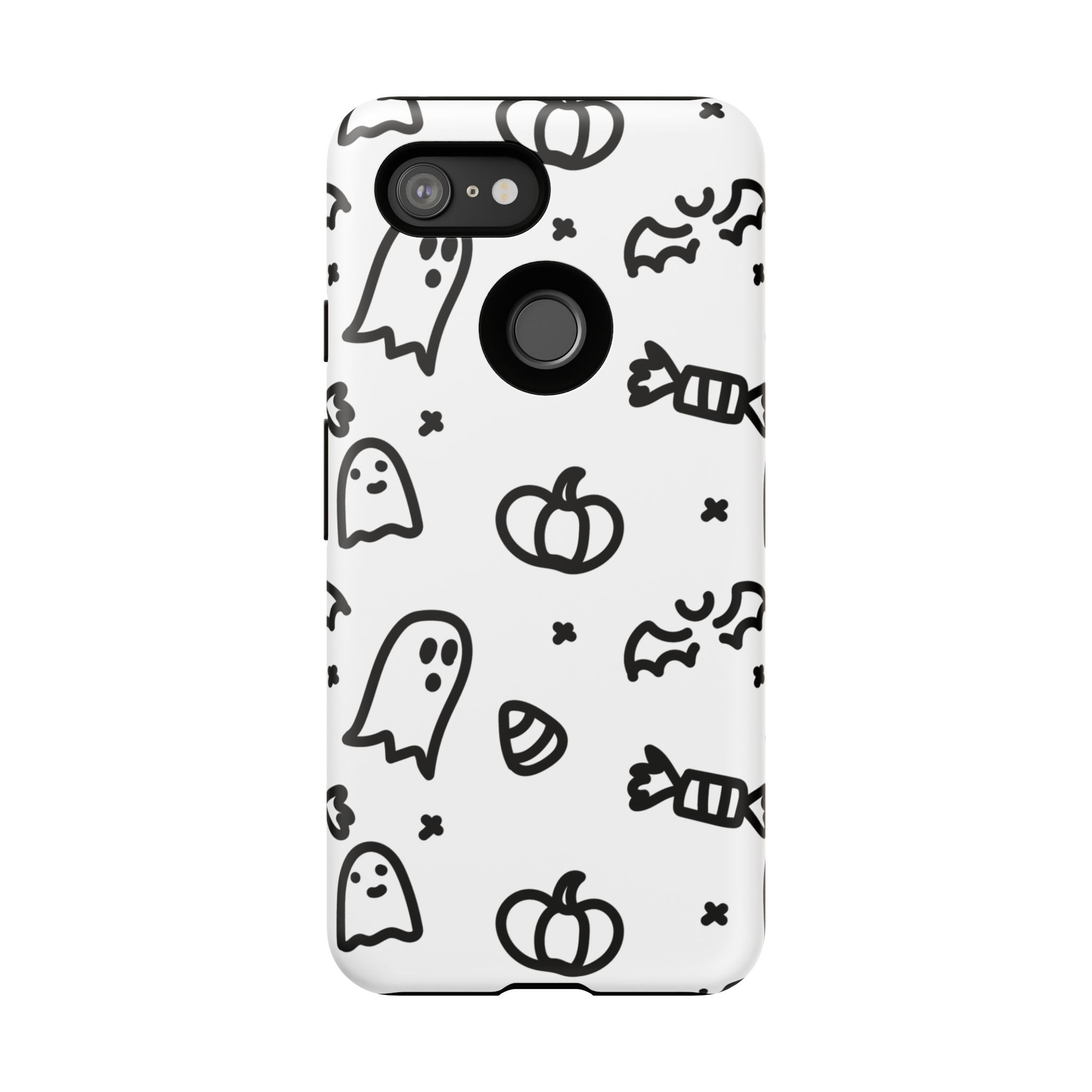 Halloween Themed Phone Case, Spooky Ghosts and Pumpkins, Fall Decor, Costume Party, Trick or Treat