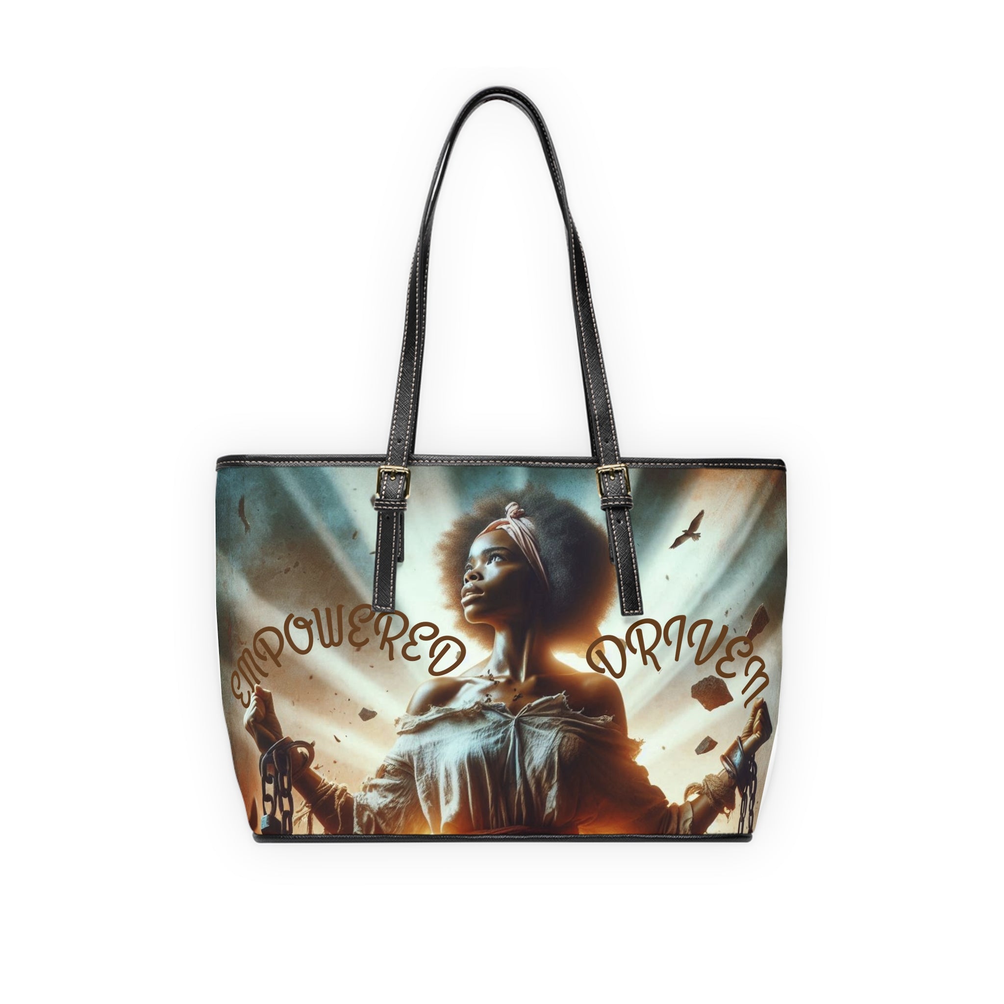VYBZ Empowerment Leather Shoulder Bag