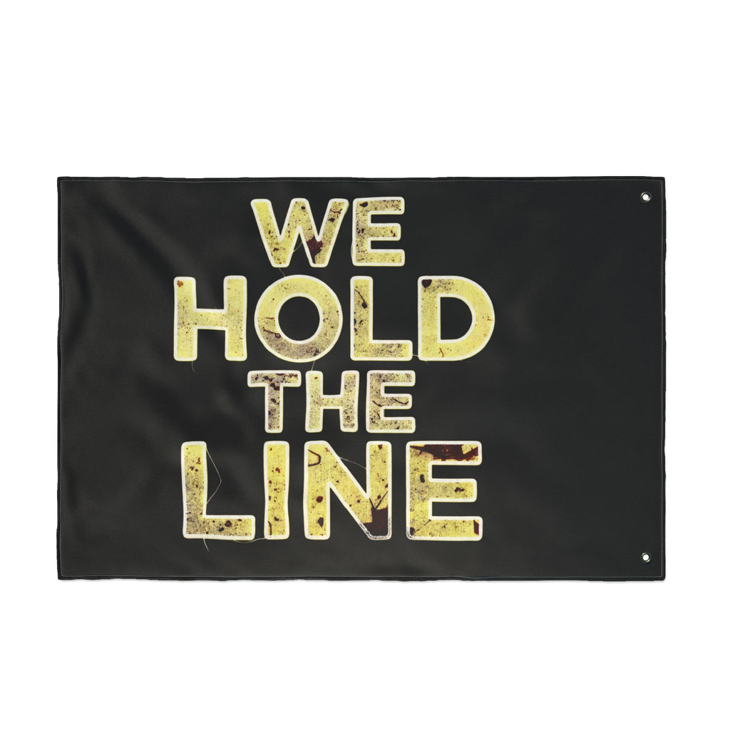 Double-Sided Flag — "North Star Rebel" / "We Hold The Line" Outdoor Garden Banner