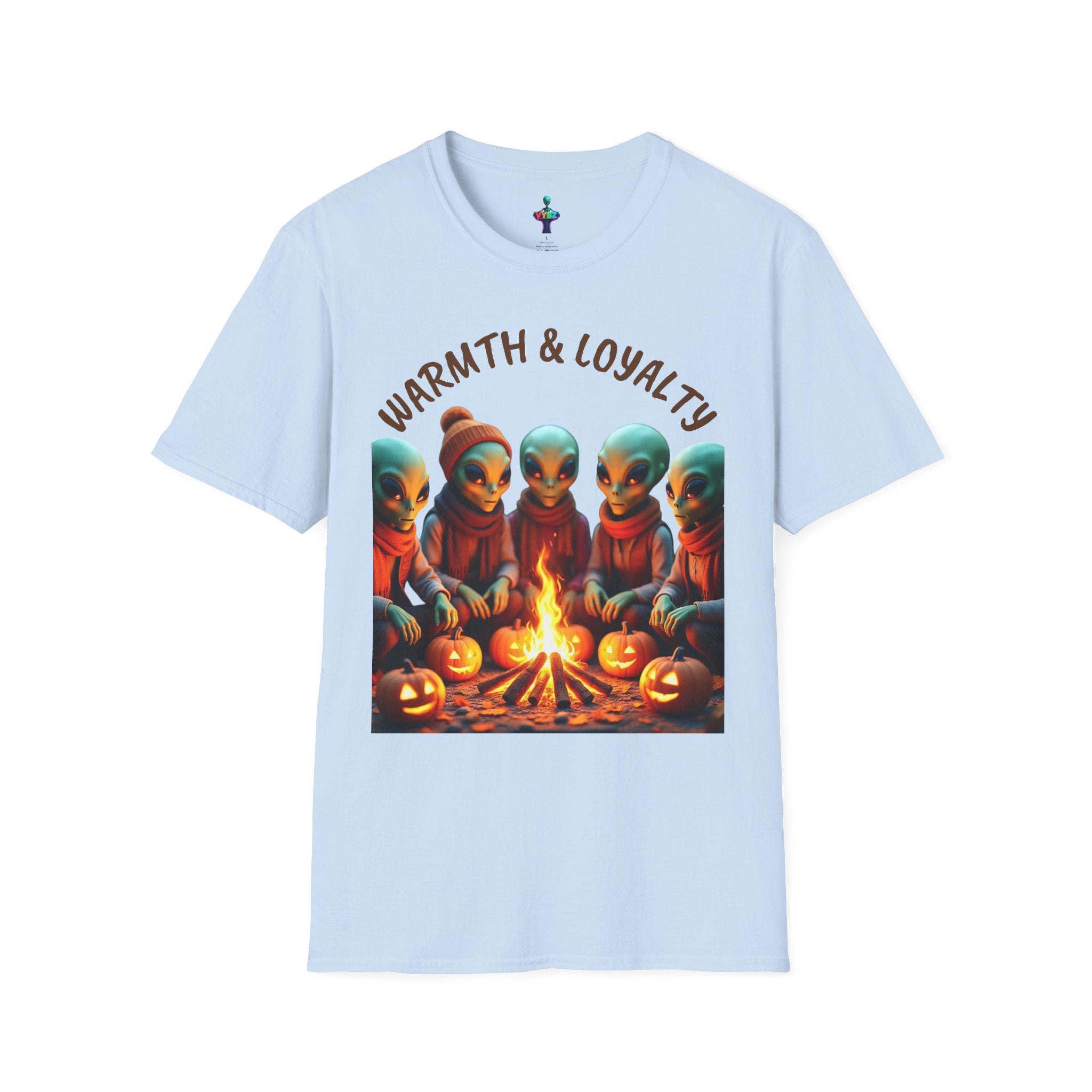 VYBZ Cozy Alien Campfire T-Shirt