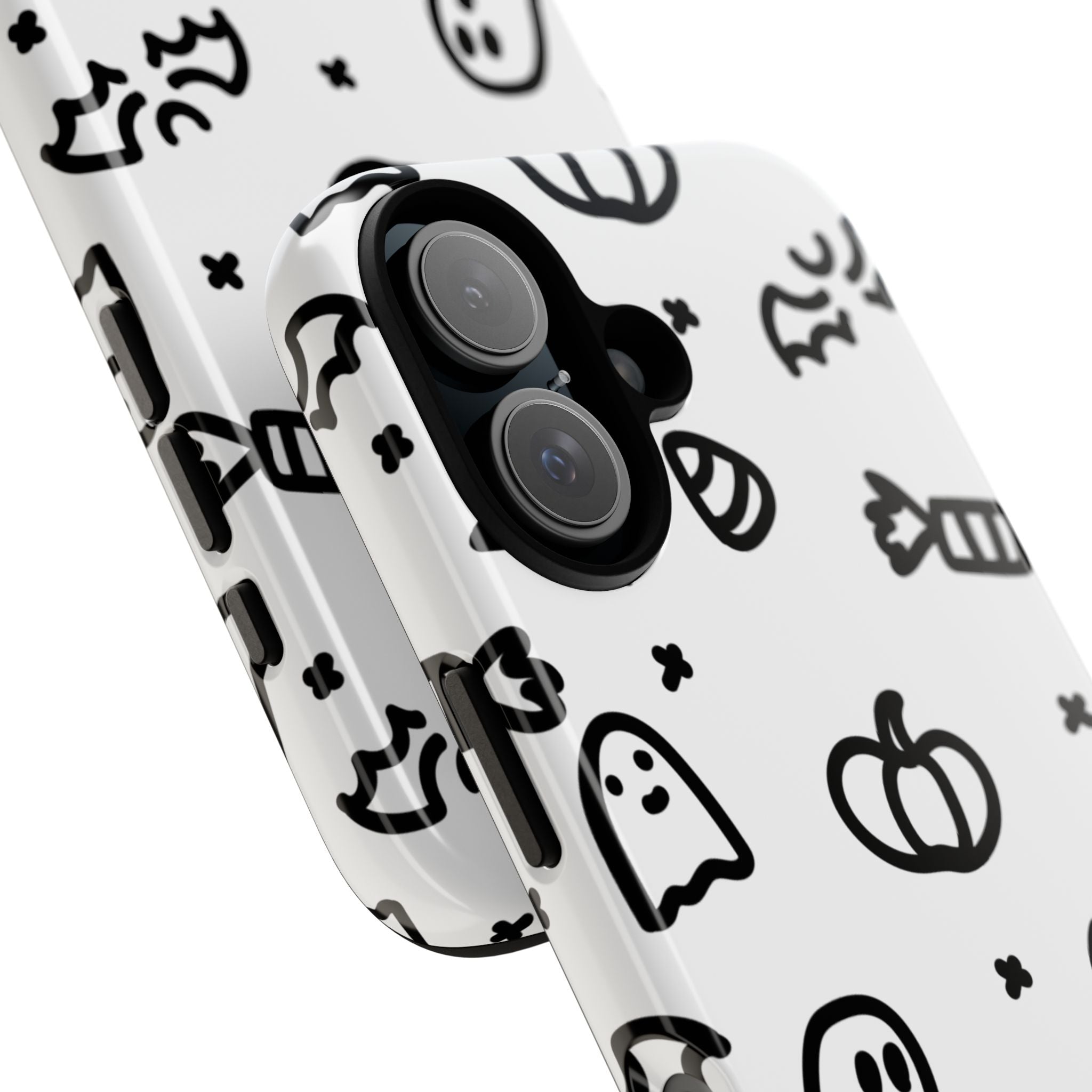 Halloween Themed Phone Case, Spooky Ghosts and Pumpkins, Fall Decor, Costume Party, Trick or Treat
