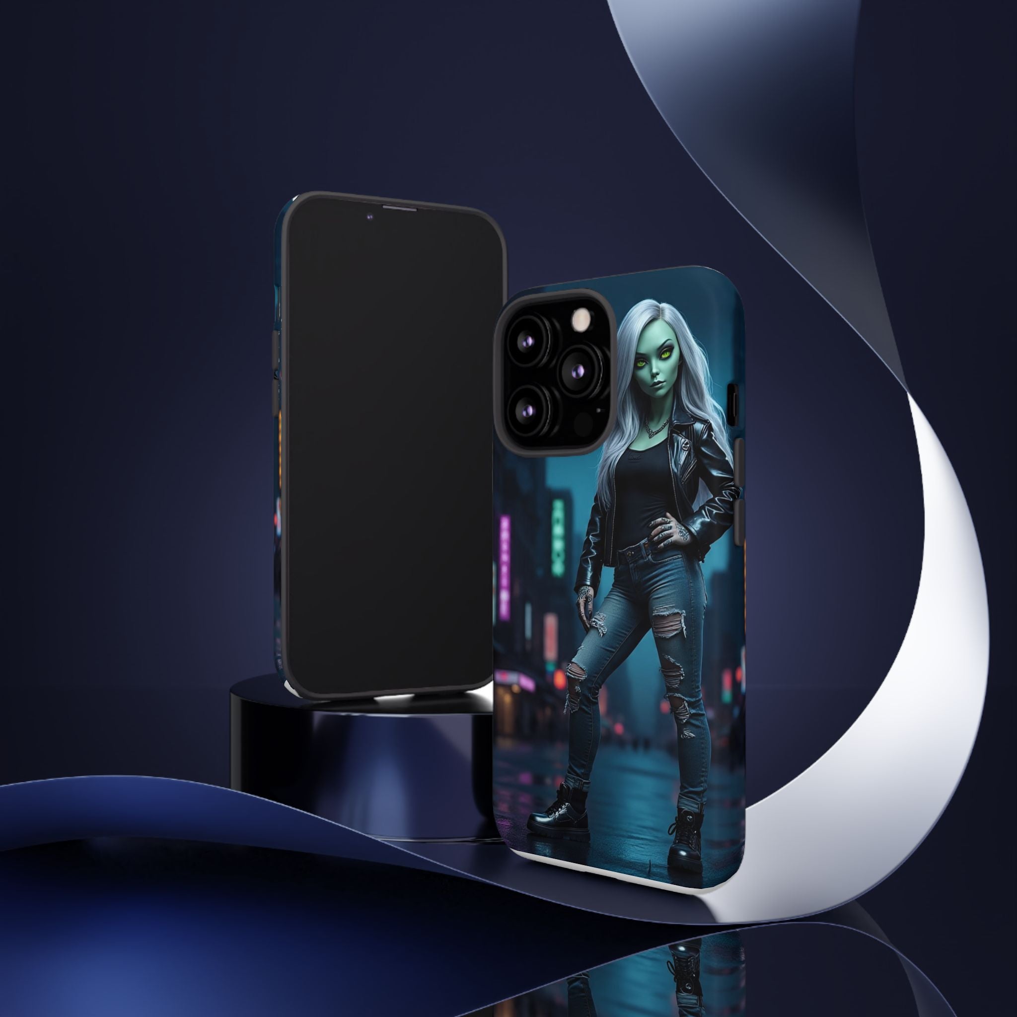 Alien Chic Tough Phone Case