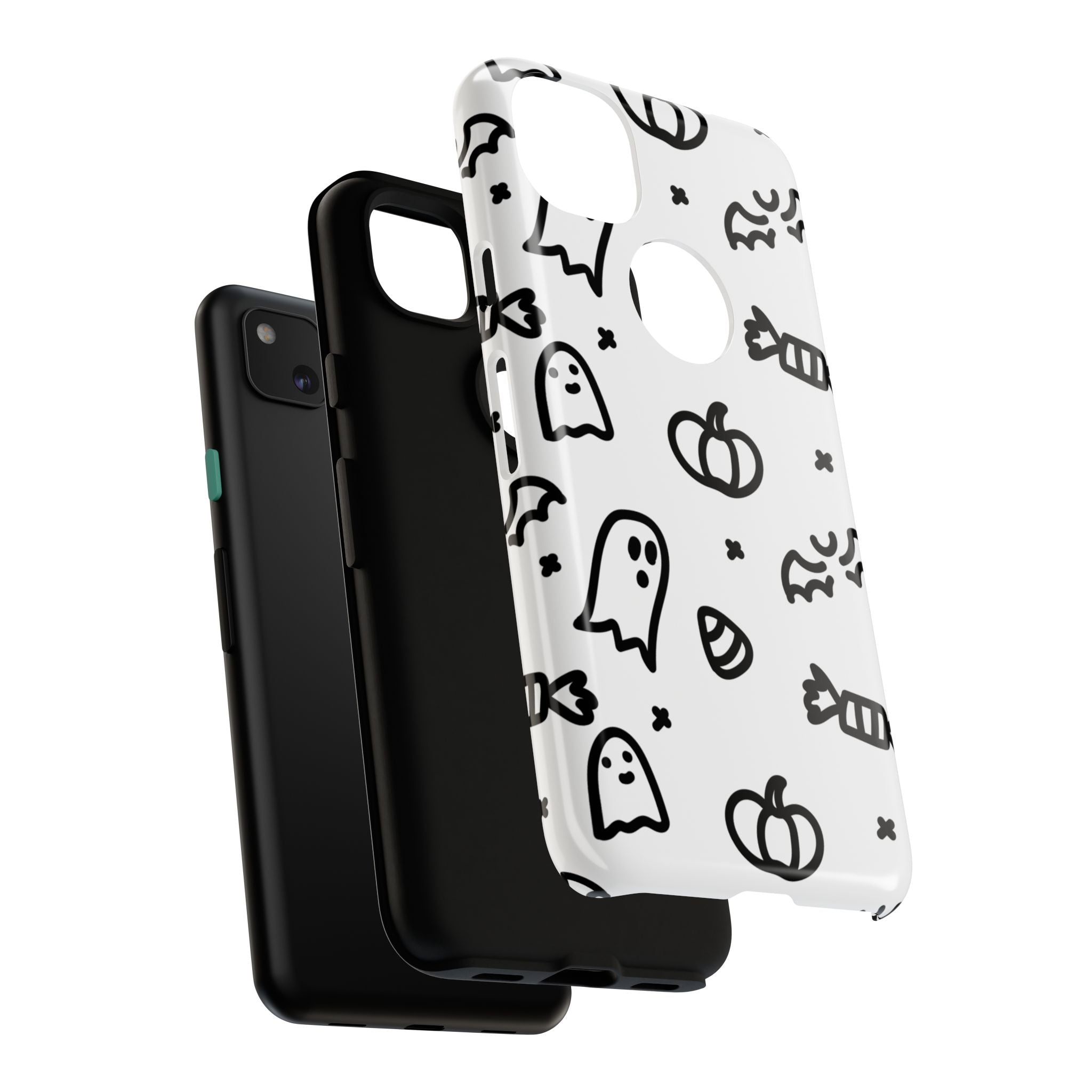 Halloween Themed Phone Case, Spooky Ghosts and Pumpkins, Fall Decor, Costume Party, Trick or Treat