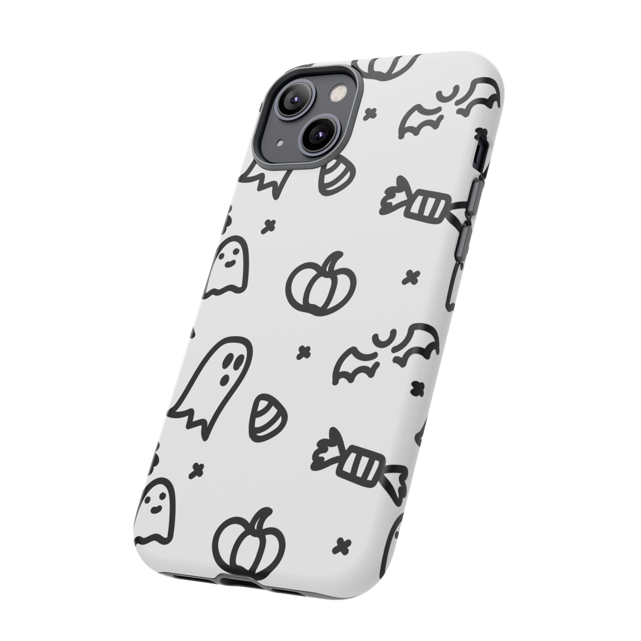 Halloween Themed Phone Case, Spooky Ghosts and Pumpkins, Fall Decor, Costume Party, Trick or Treat
