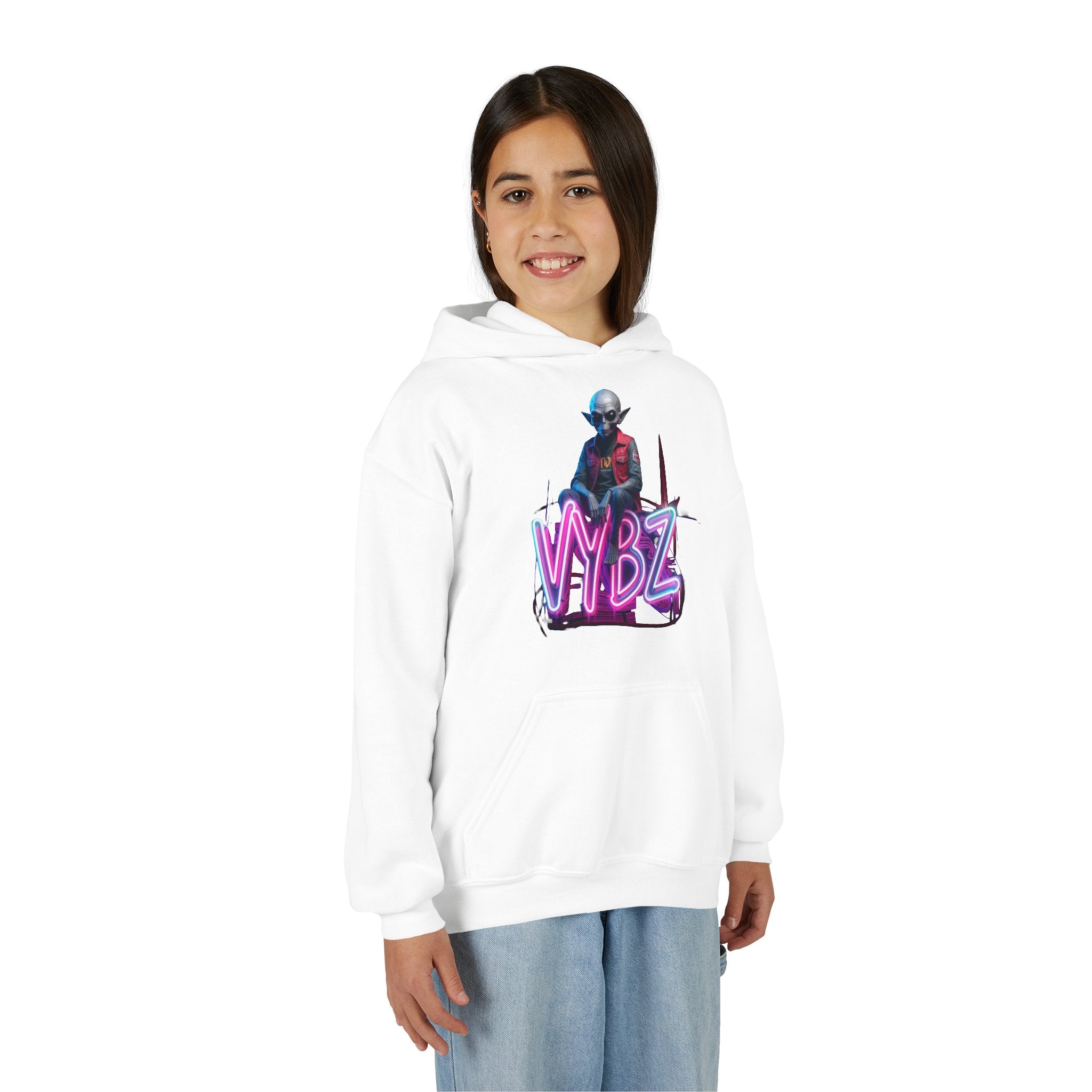 VYBZ Alien Youth Heavy Blend Hooded Sweatshirt, Cozy Streetwear, Perfect for Teens, Gifts for Holidays and Occasions, Casual [...]