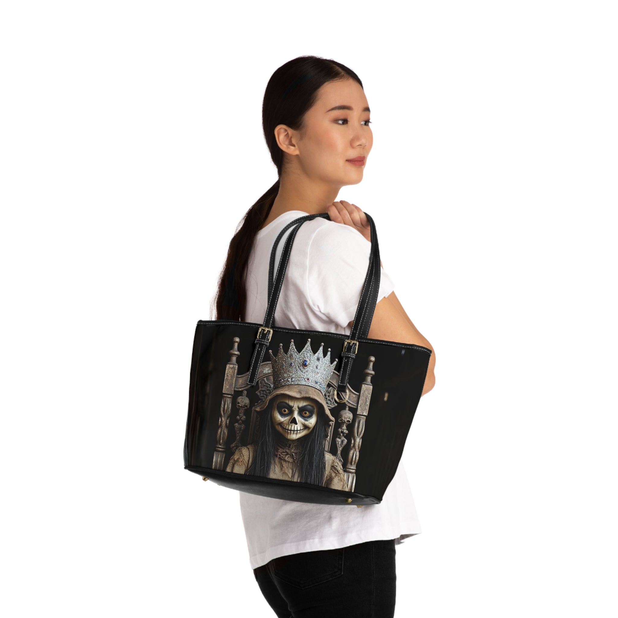 VYBZ Shoulder Bag - Scarecrow Queen Spooky Halloween Design