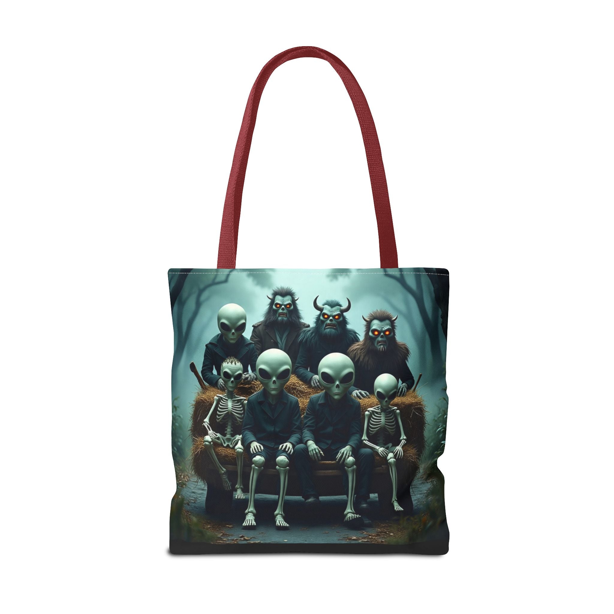 VYBZ Alien Tote Bag - Halloween Trick or Treating Spacious Design