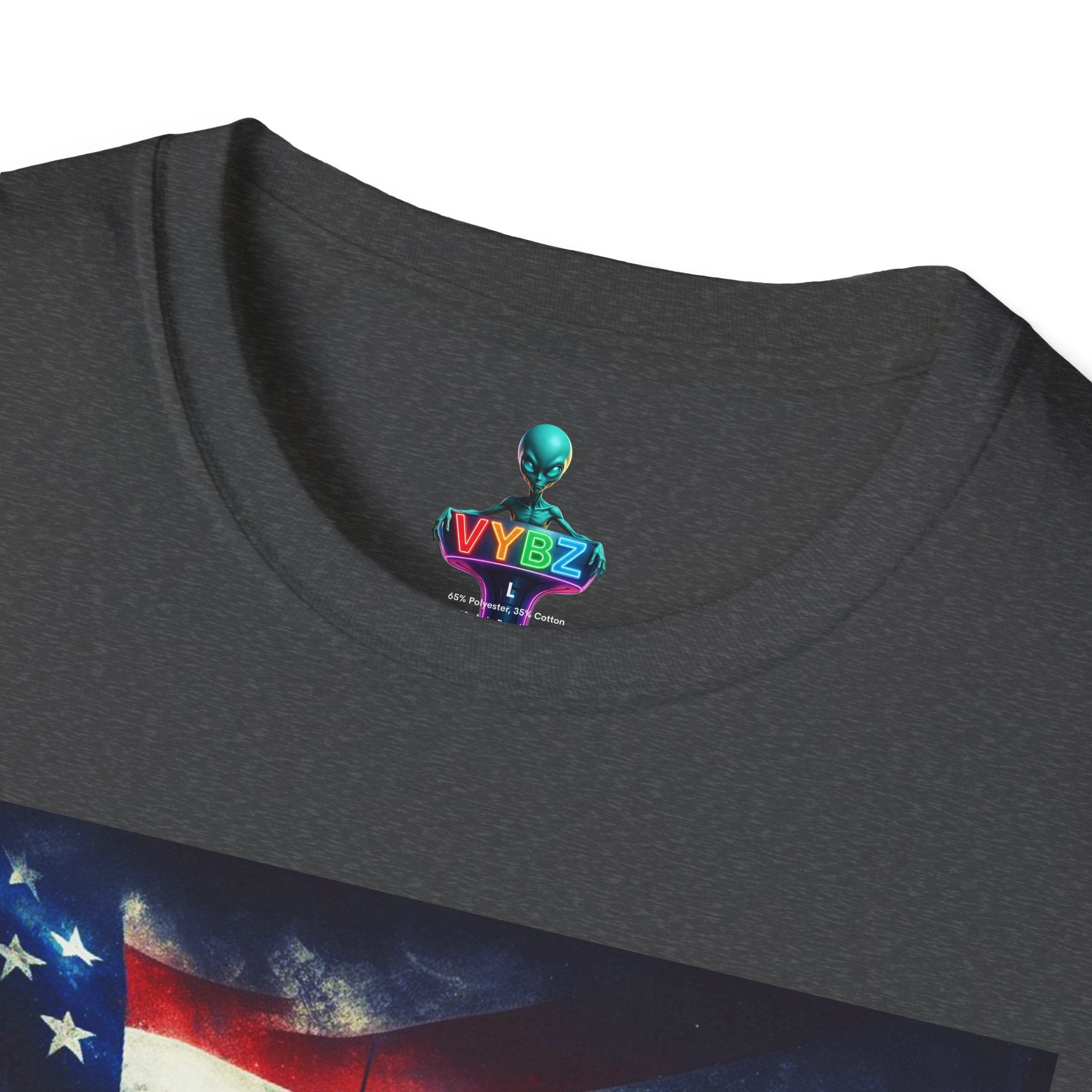 VYBZ Freedom-Themed Graphic Tee