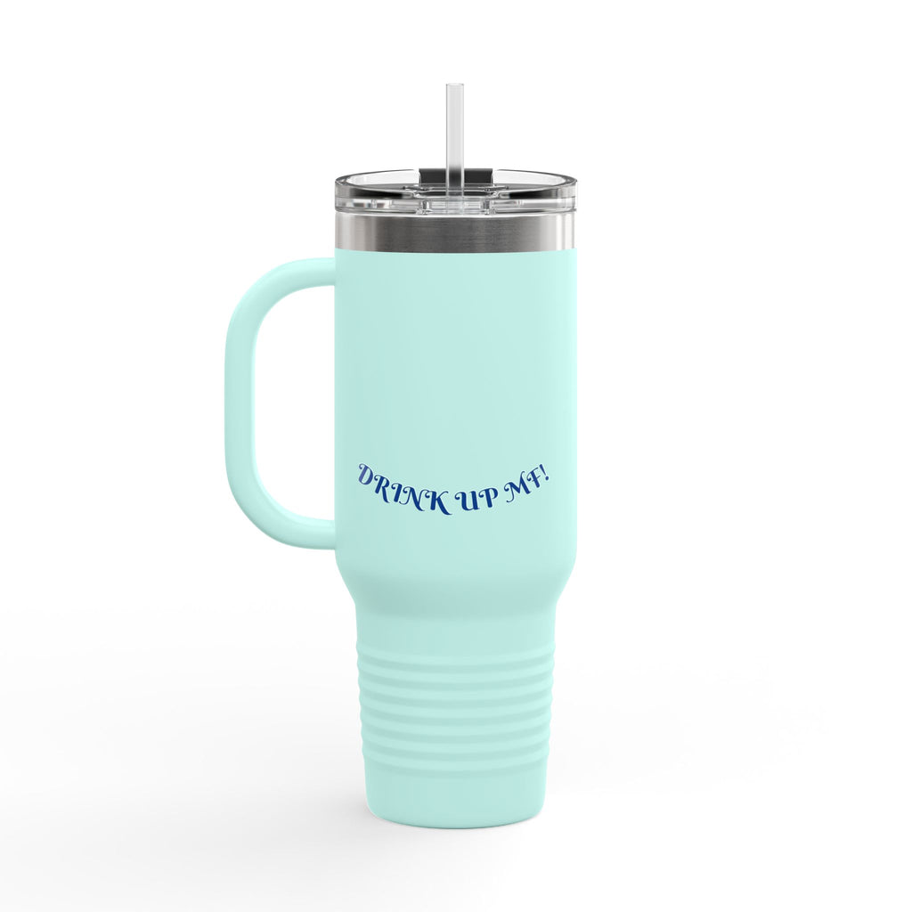 Travel Mug, Humorous Aliens Monsters Ghosts Design, 40oz
