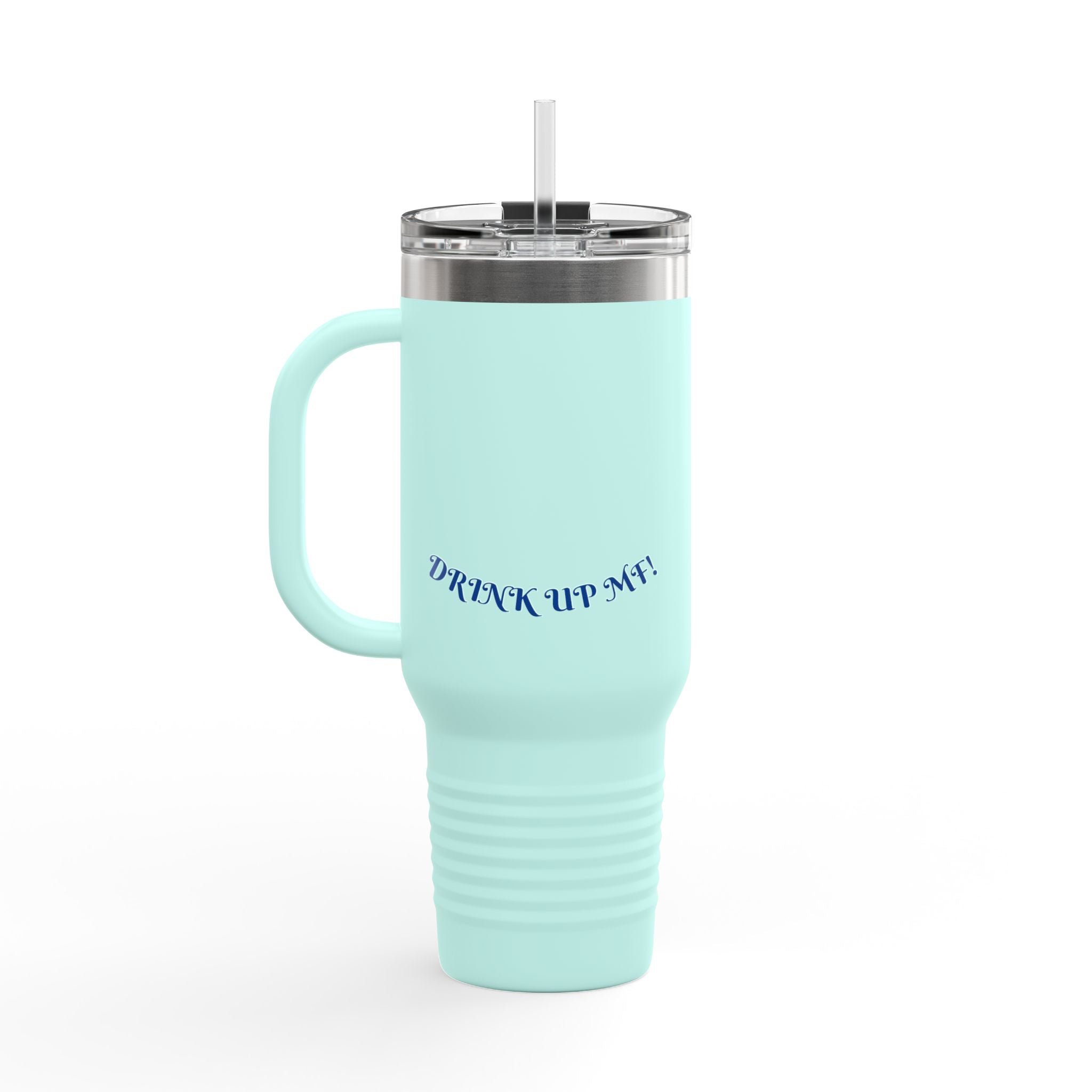 Travel Mug, Humorous Aliens Monsters Ghosts Design, 40oz