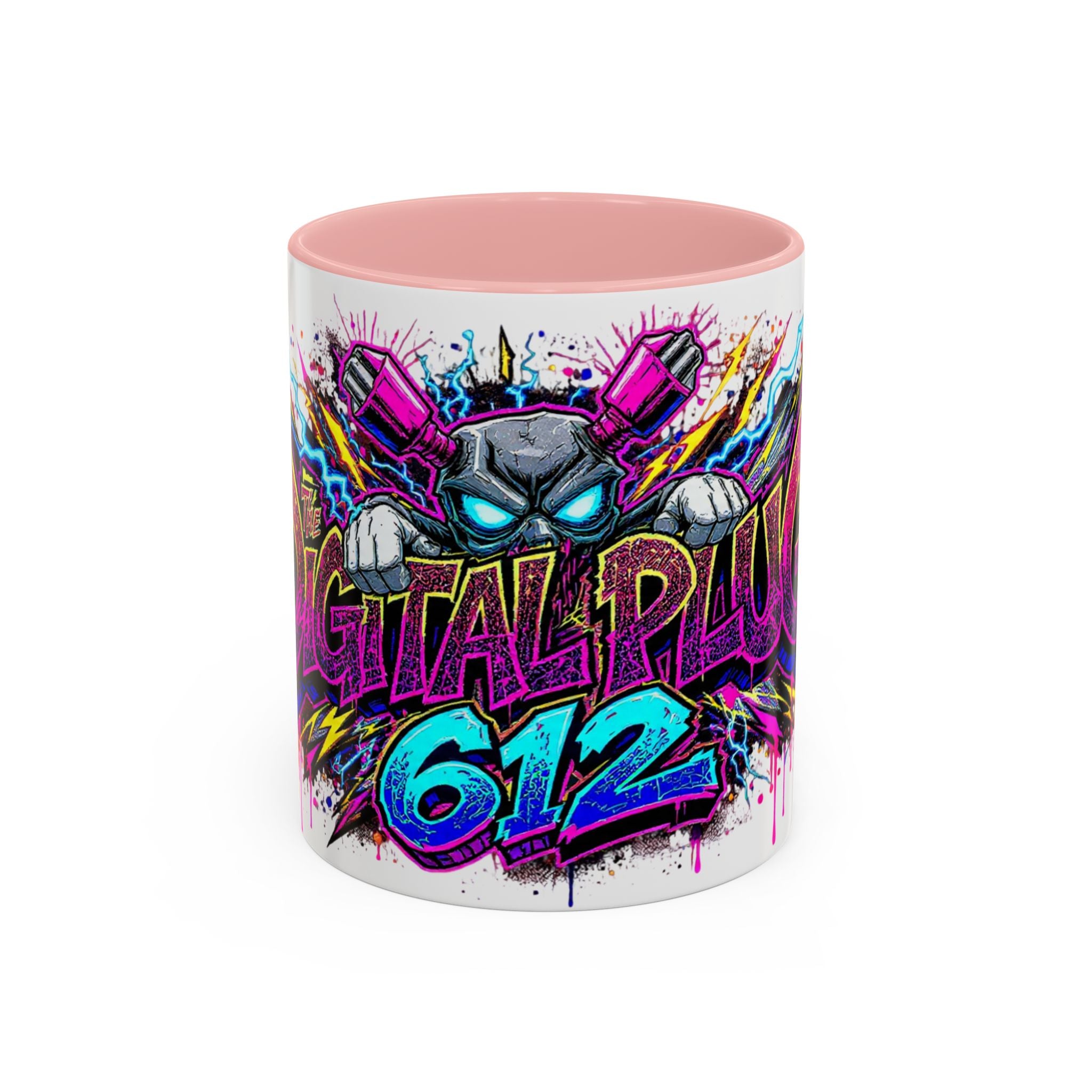 Accent Coffee Mug — The Digital Plug 612 Graphic (11/15oz)