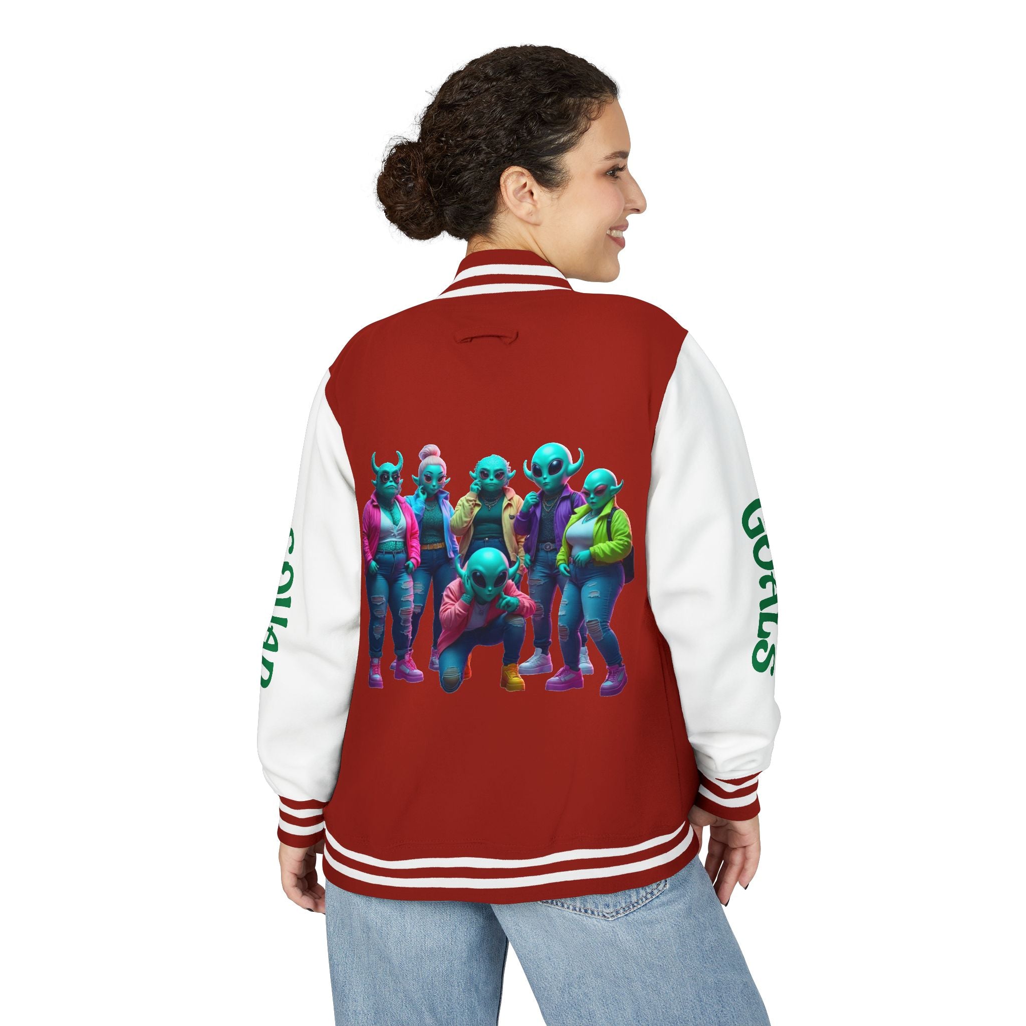 VYBZ "Locked In Goals" Heavyweight Letterman Jacket
