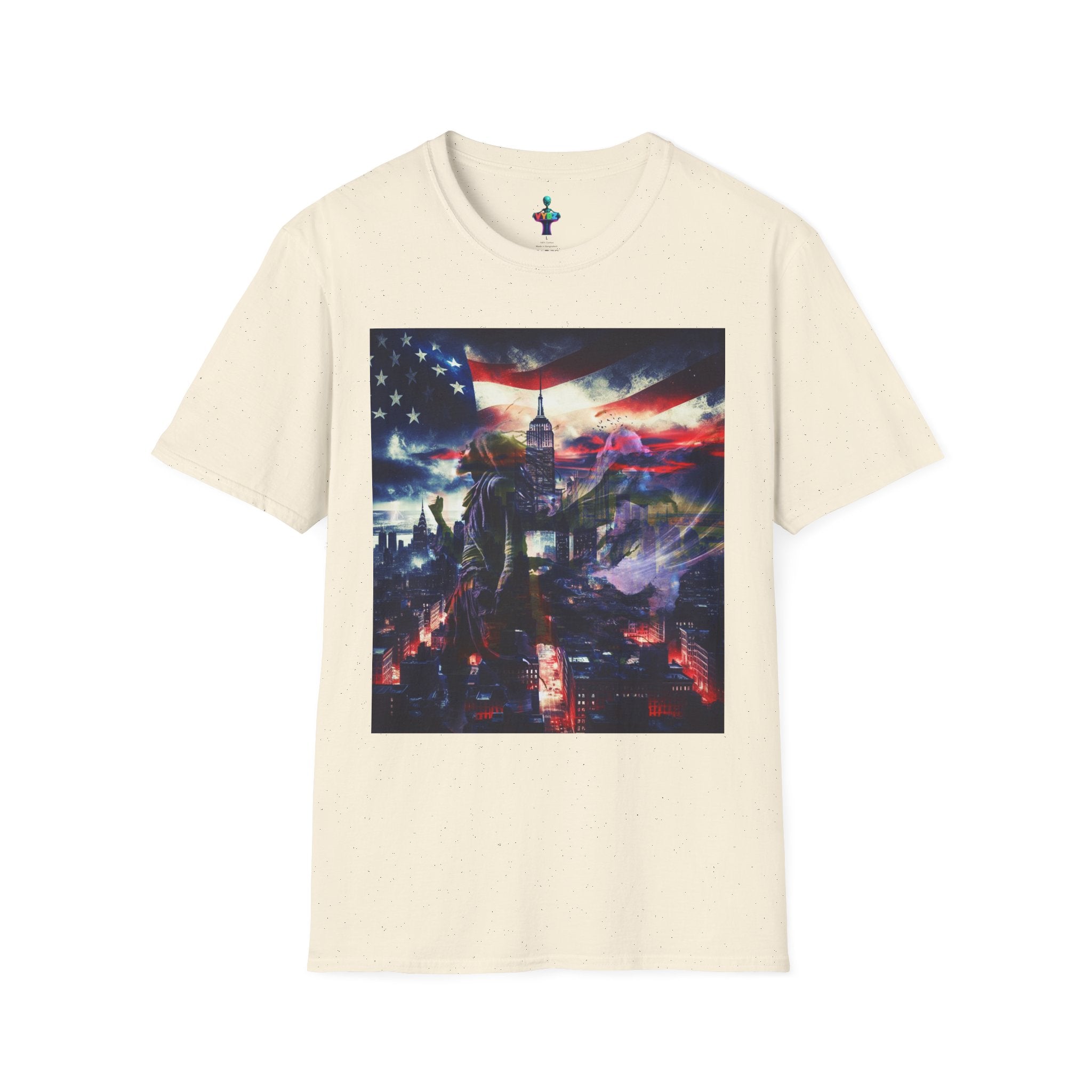VYBZ Freedom-Themed Graphic Tee