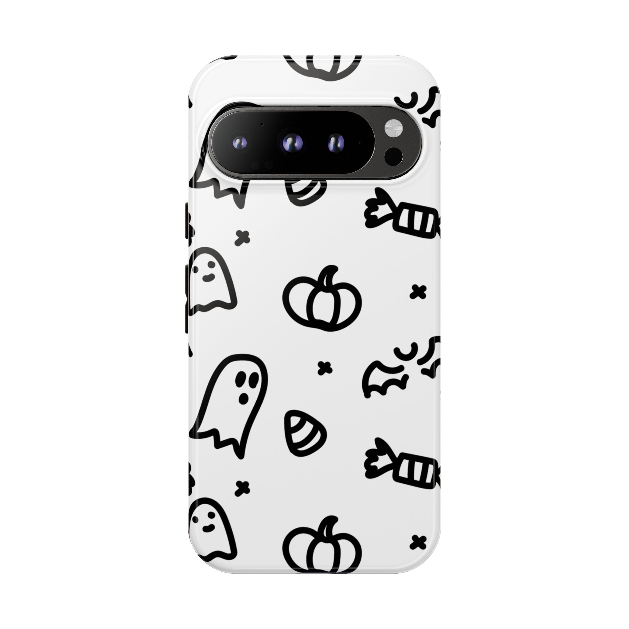 Halloween Themed Phone Case, Spooky Ghosts and Pumpkins, Fall Decor, Costume Party, Trick or Treat