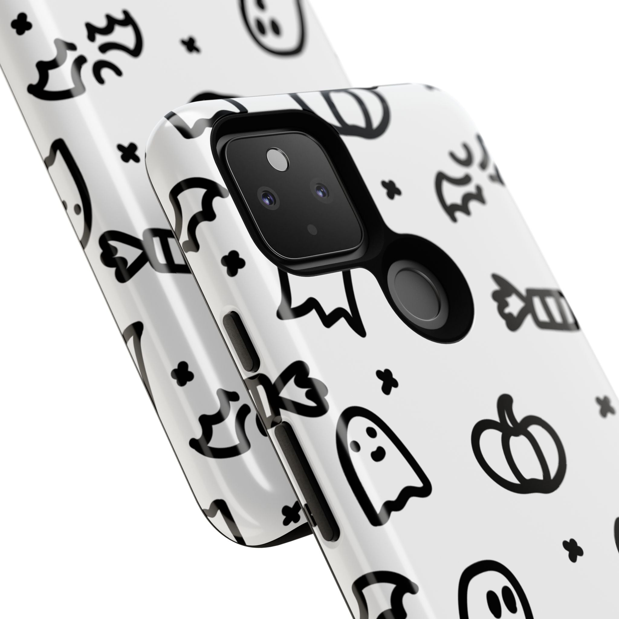 Halloween Themed Phone Case, Spooky Ghosts and Pumpkins, Fall Decor, Costume Party, Trick or Treat